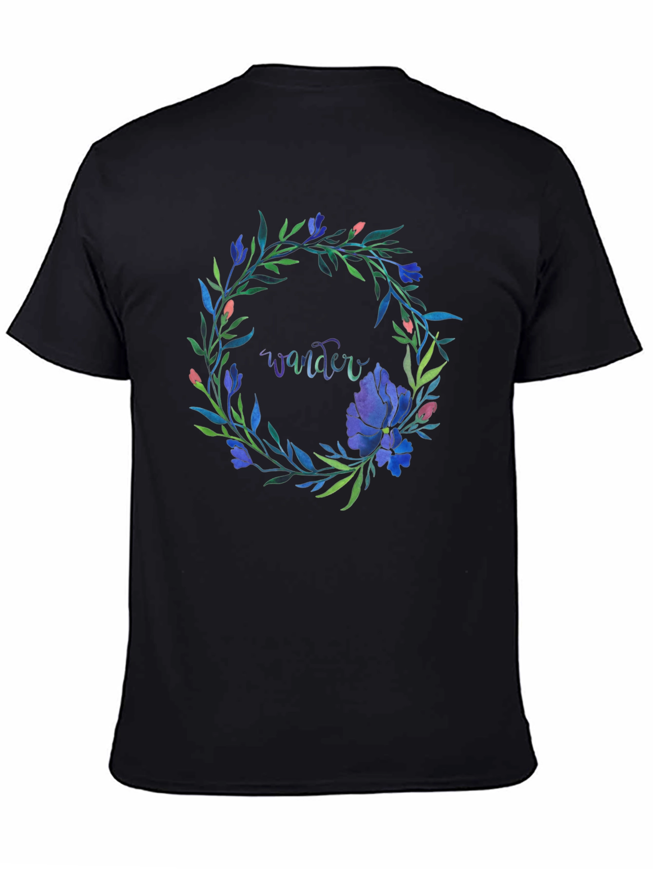 Wander Floral Wreath Graphic Tee