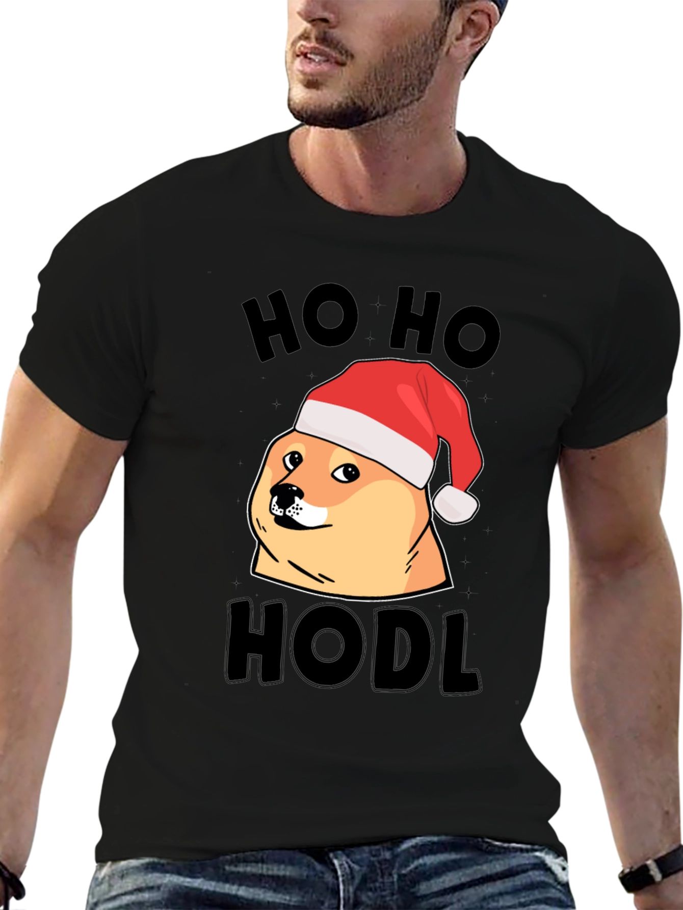 Ho Ho Hodl Doge Christmas T-Shirt