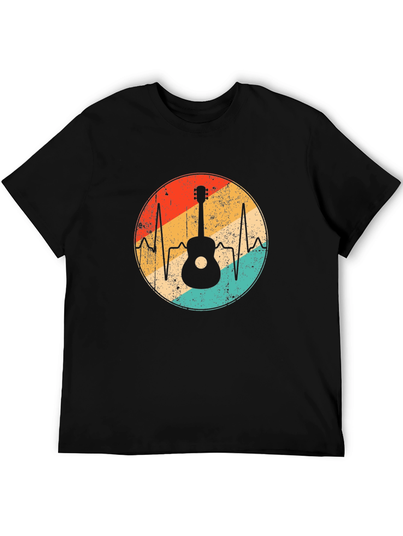 Guitar Heartbeat Graphic Tee