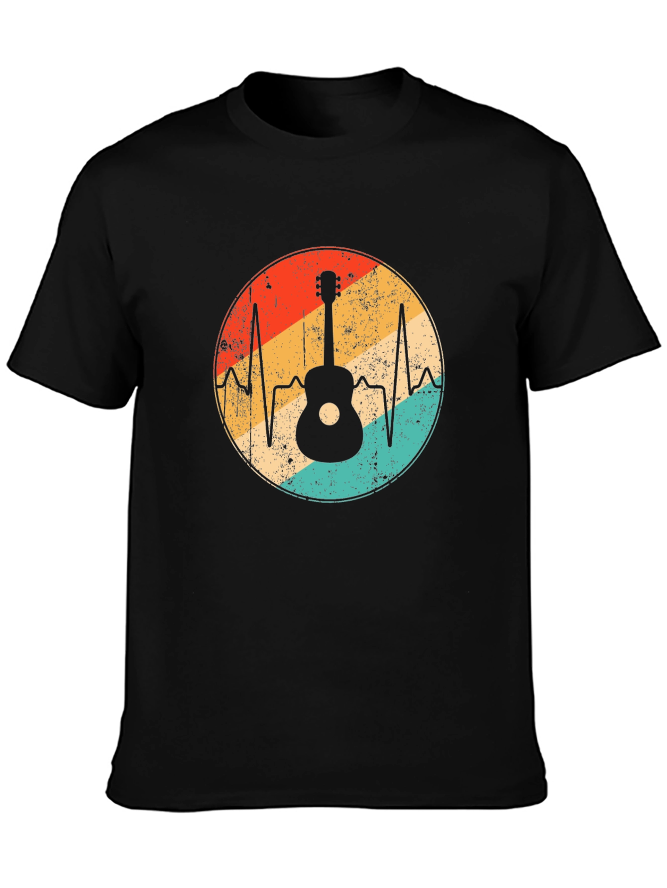 Guitar Heartbeat Graphic Tee