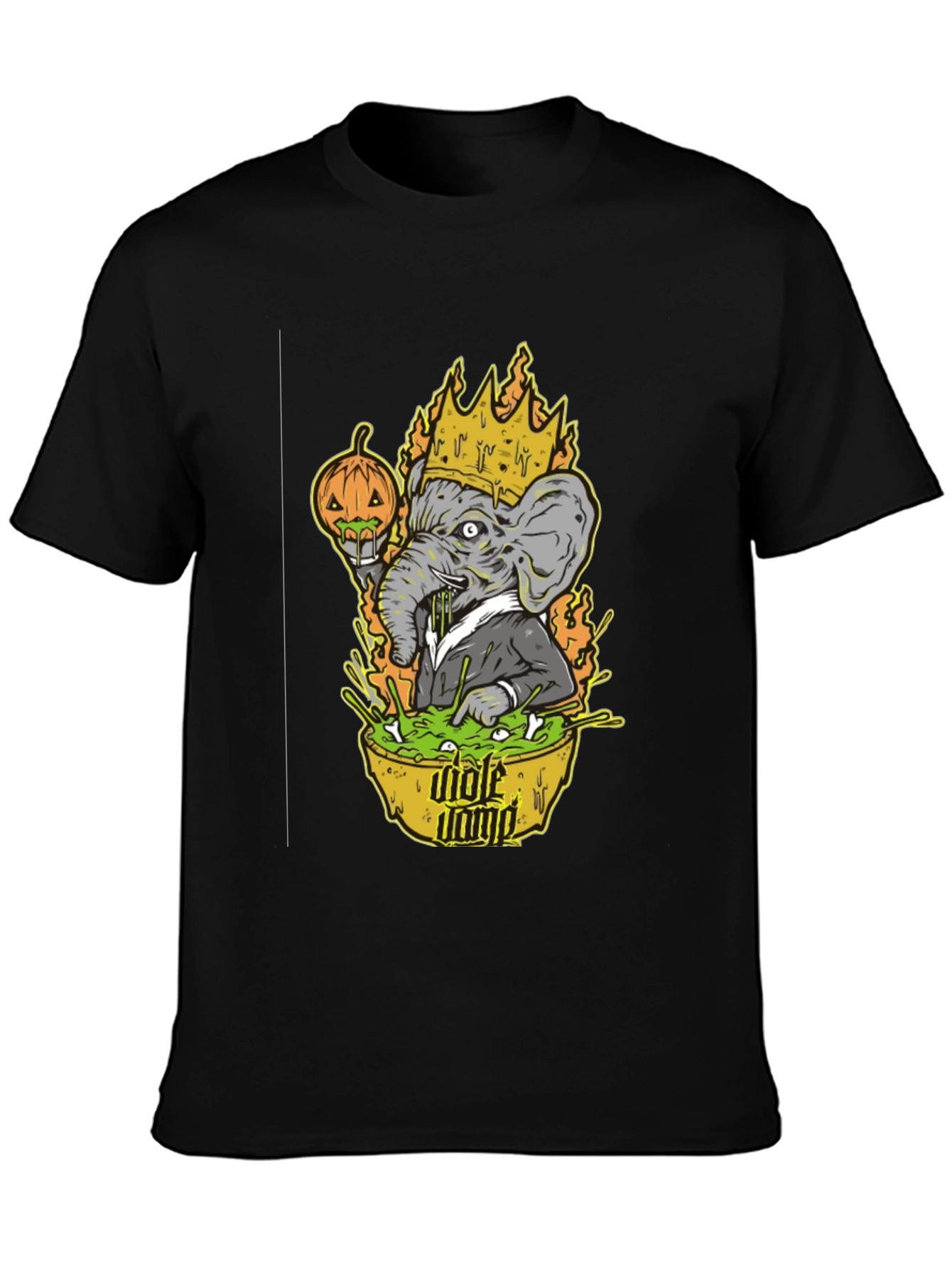 King Elephant Halloween T-Shirt - Mole Dump Graphic Tee