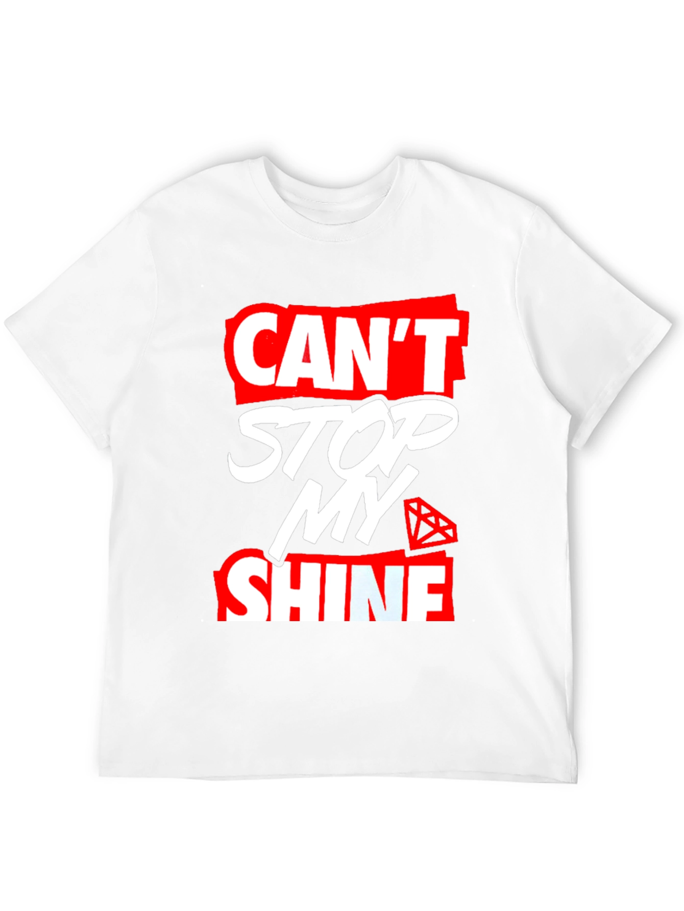 Cant Stop My Shine Graphic Tee - Trendy Style