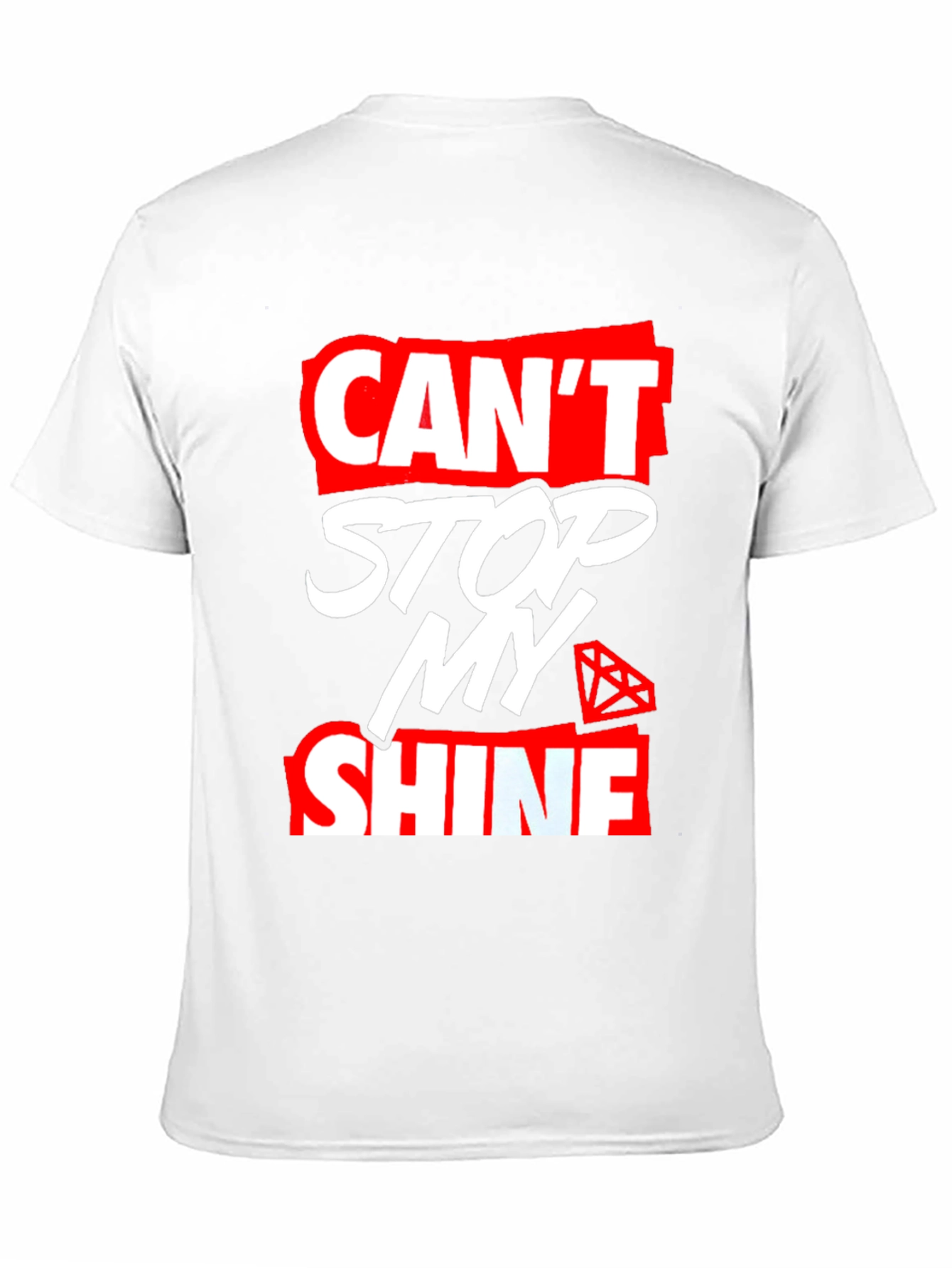 Cant Stop My Shine Graphic Tee - Trendy Style