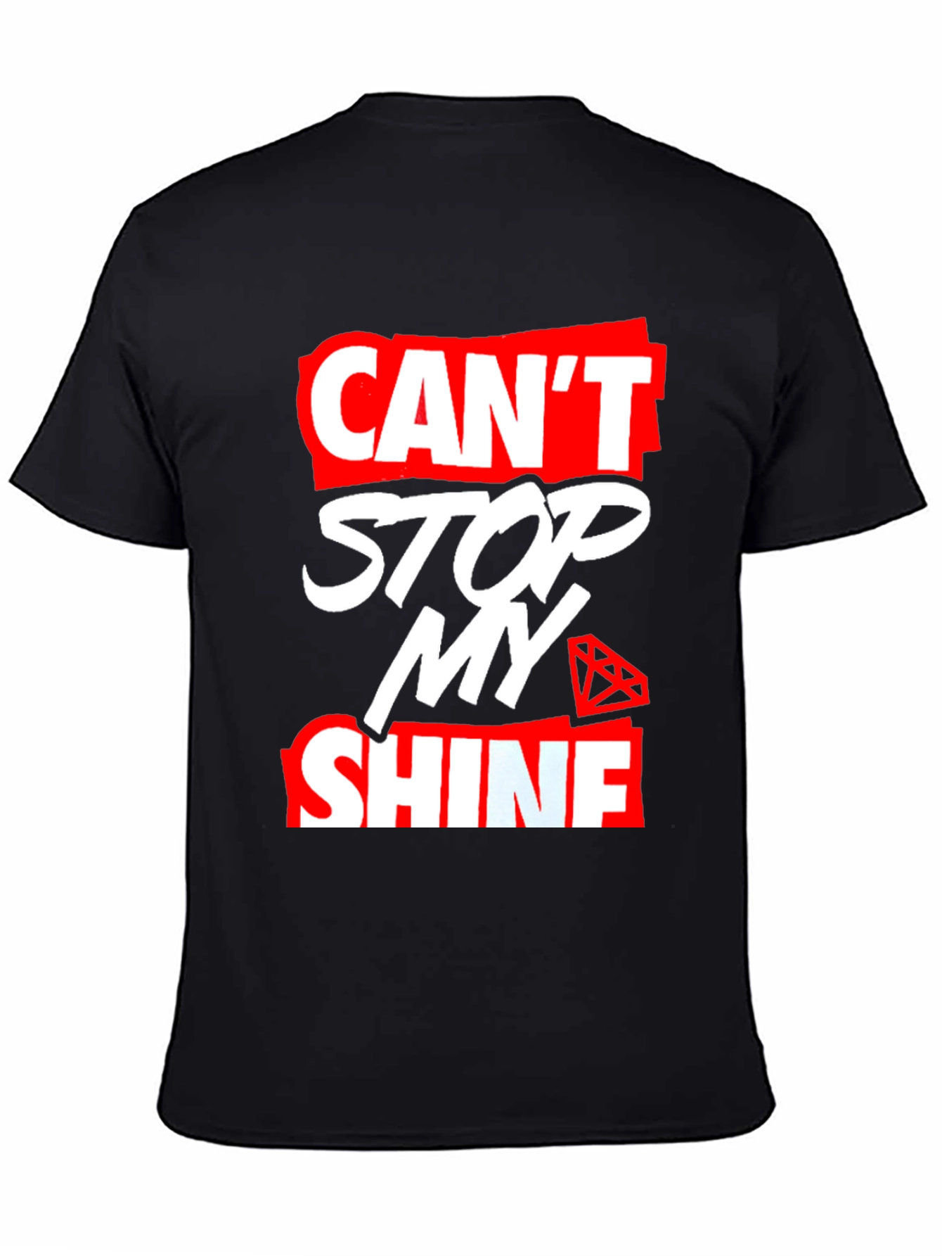 Cant Stop My Shine Graphic Tee - Trendy Style