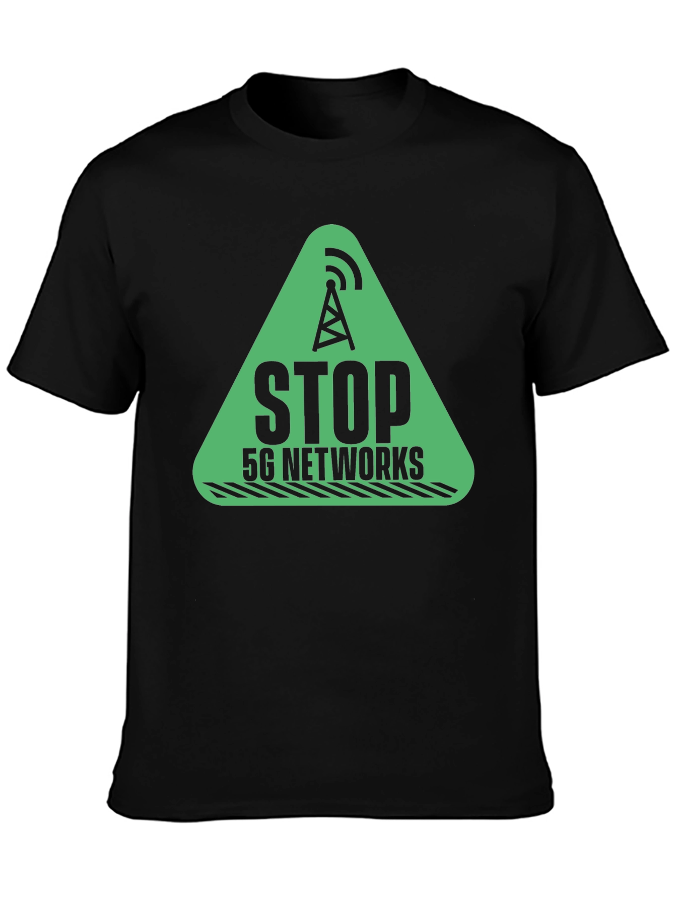 Stop 5G Networks Black T-Shirt
