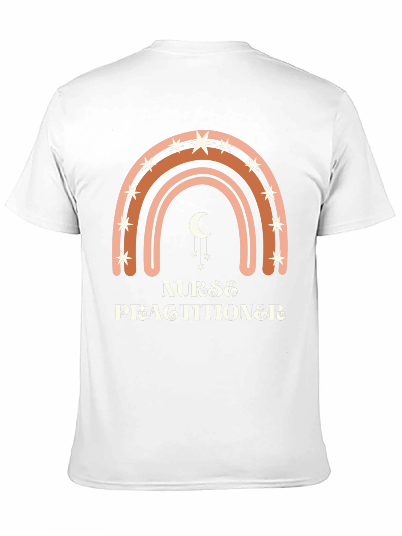 Nurse Practitioner Boho Rainbow T-Shirt