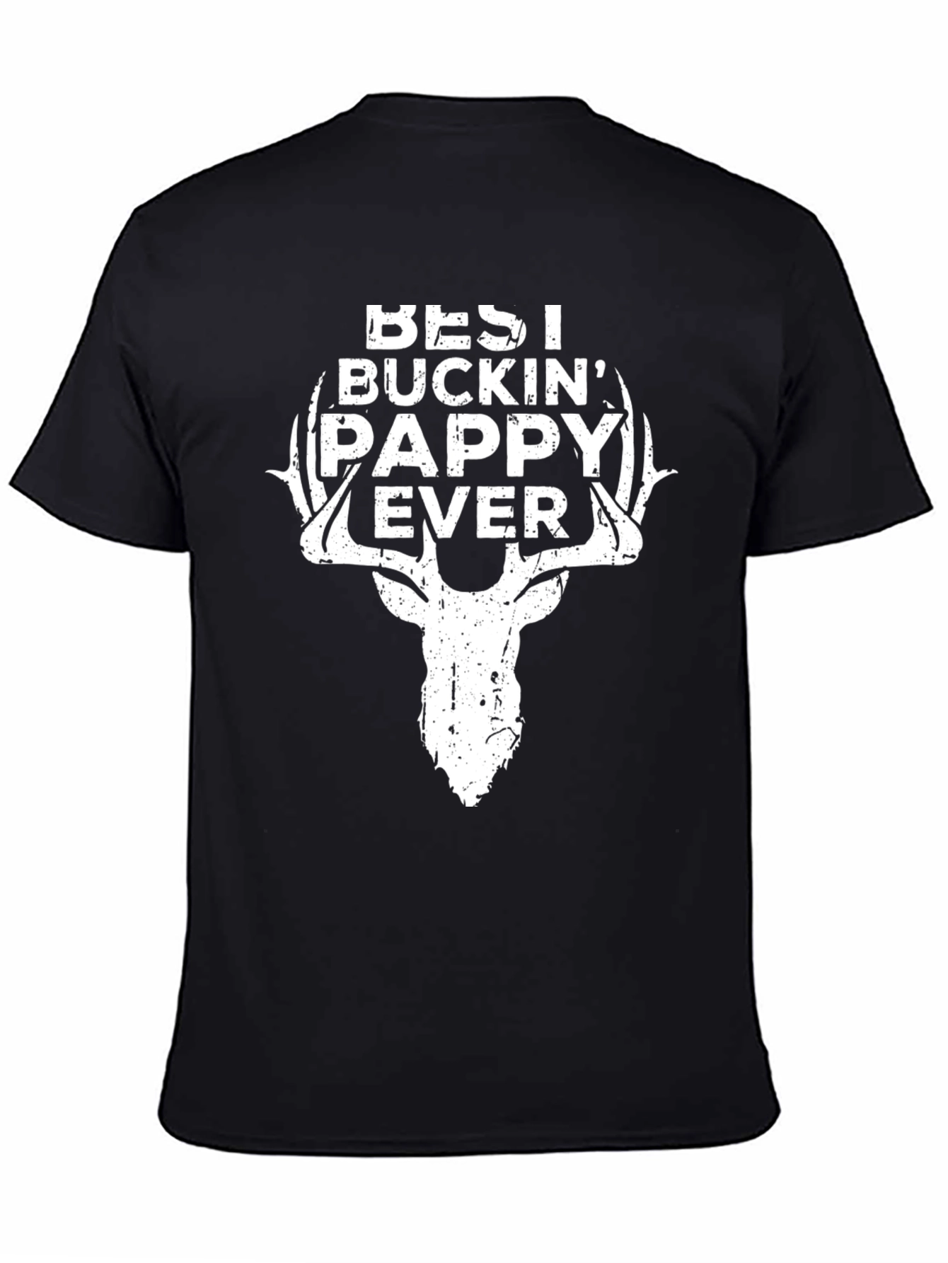 Best Buckin Pappy Ever T-Shirt Deer Hunting Tee