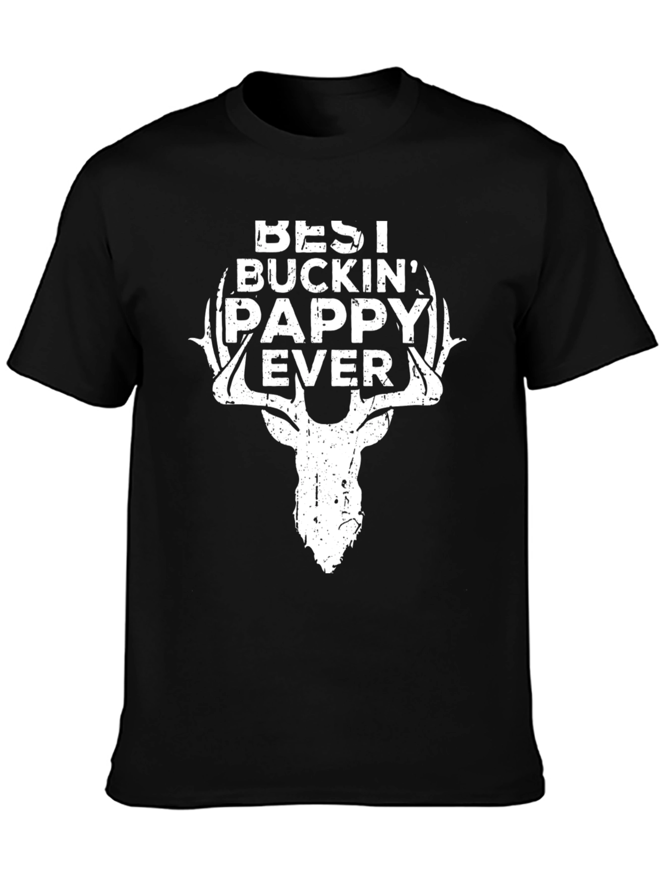 Best Buckin Pappy Ever T-Shirt Deer Hunting Tee