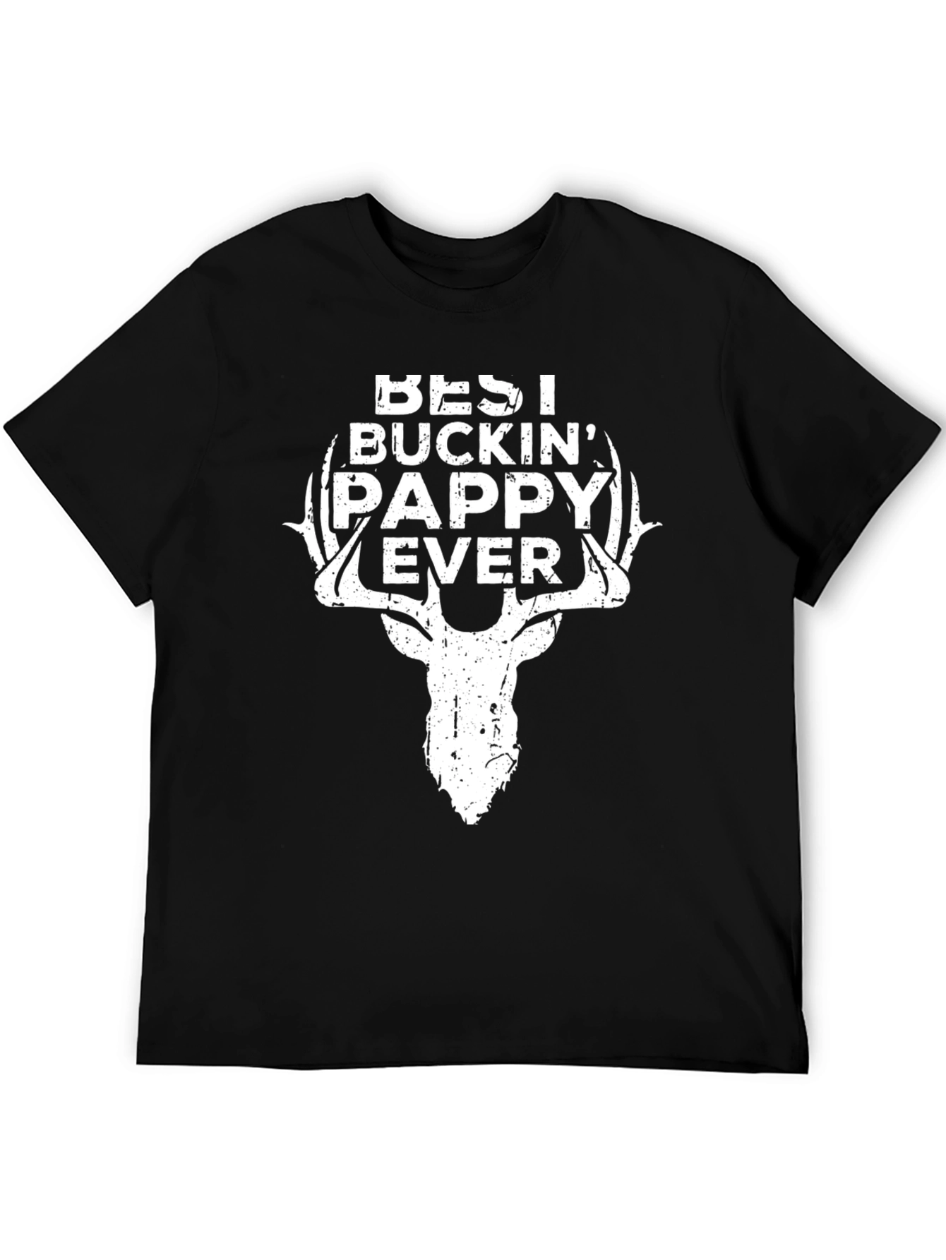 Best Buckin Pappy Ever T-Shirt Deer Hunting Tee
