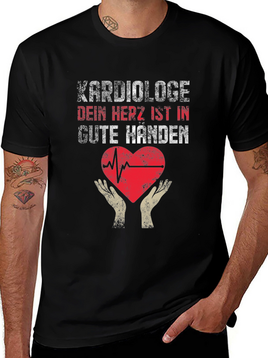 Cardiologist Heart Hands Graphic Tee