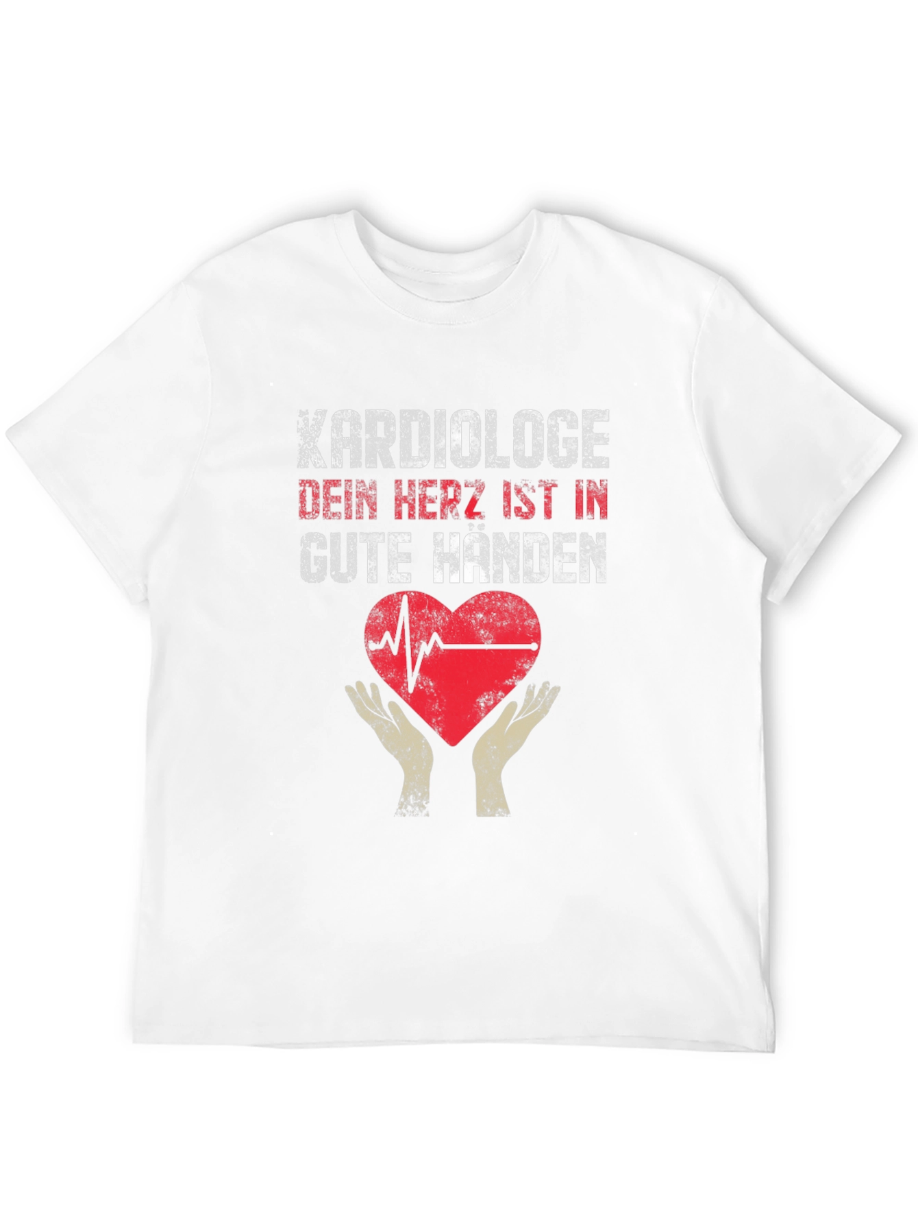 Cardiologist Heart Hands Graphic Tee
