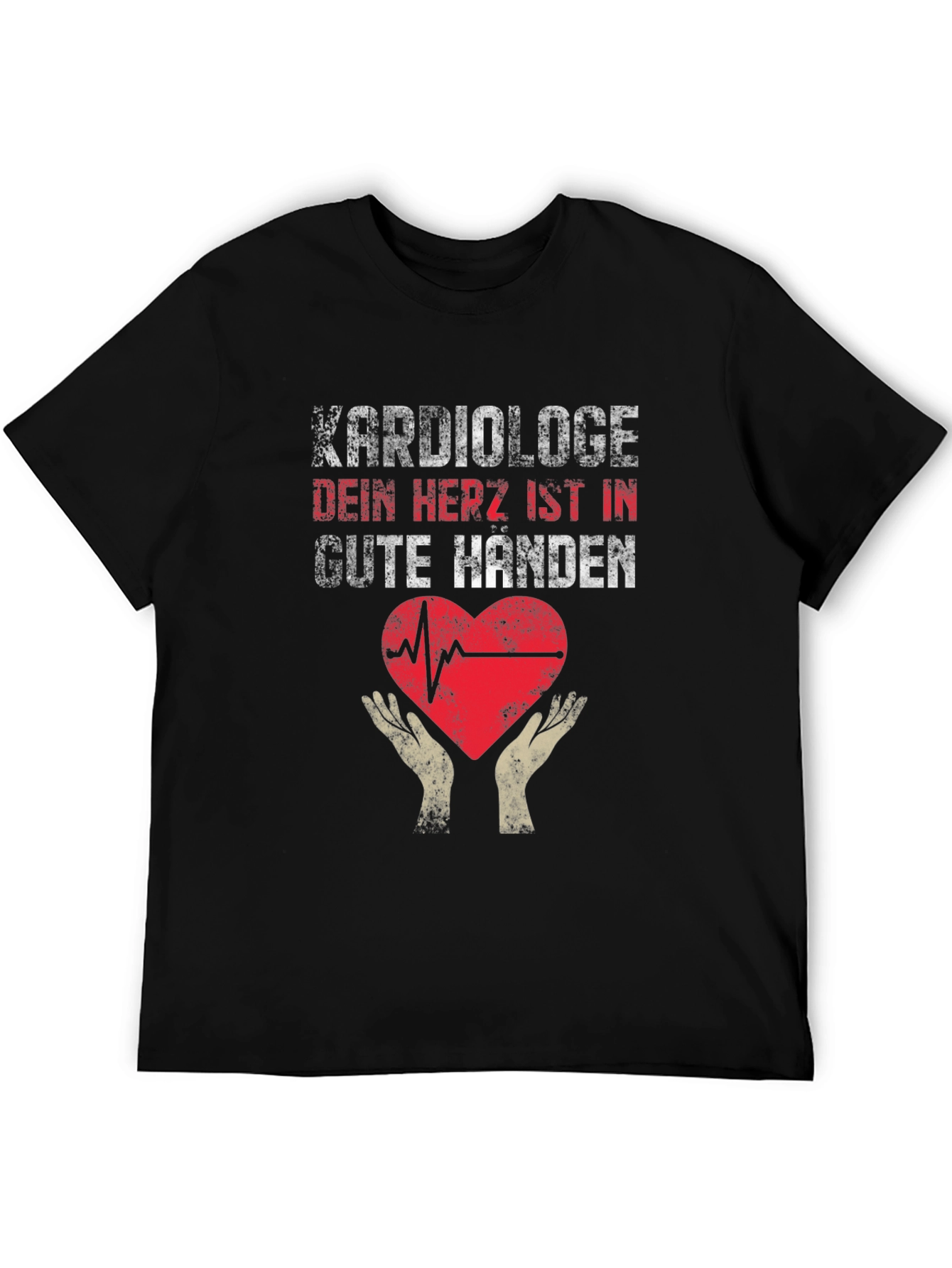 Cardiologist Heart Hands Graphic Tee