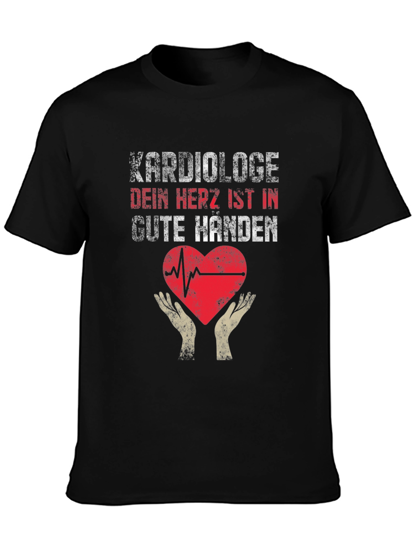 Cardiologist Heart Hands Graphic Tee