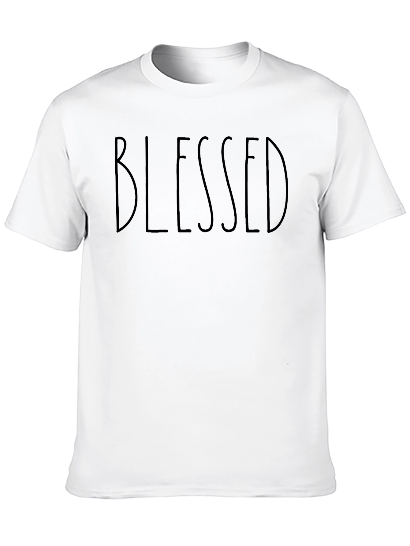 Blessed Graphic Tee - Black Casual Shirt