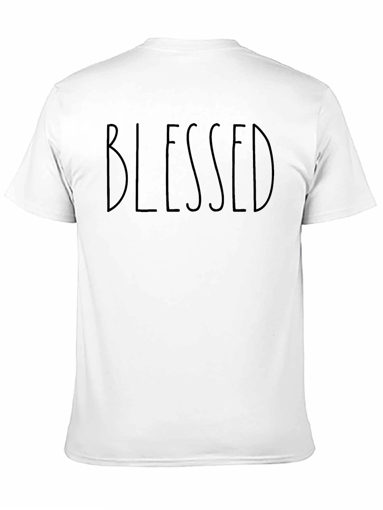 Blessed Graphic Tee - Black Casual Shirt