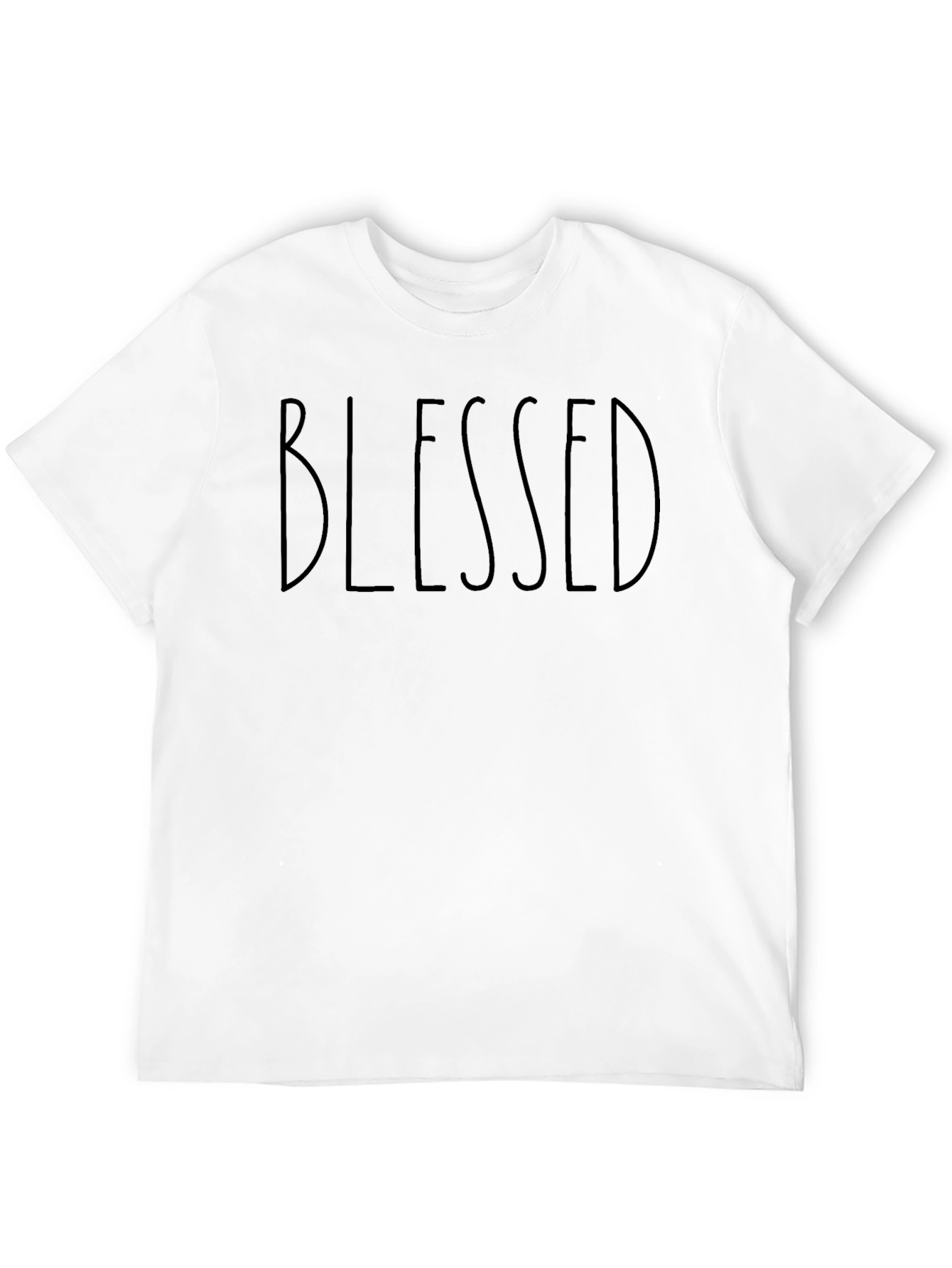 Blessed Graphic Tee - Black Casual Shirt