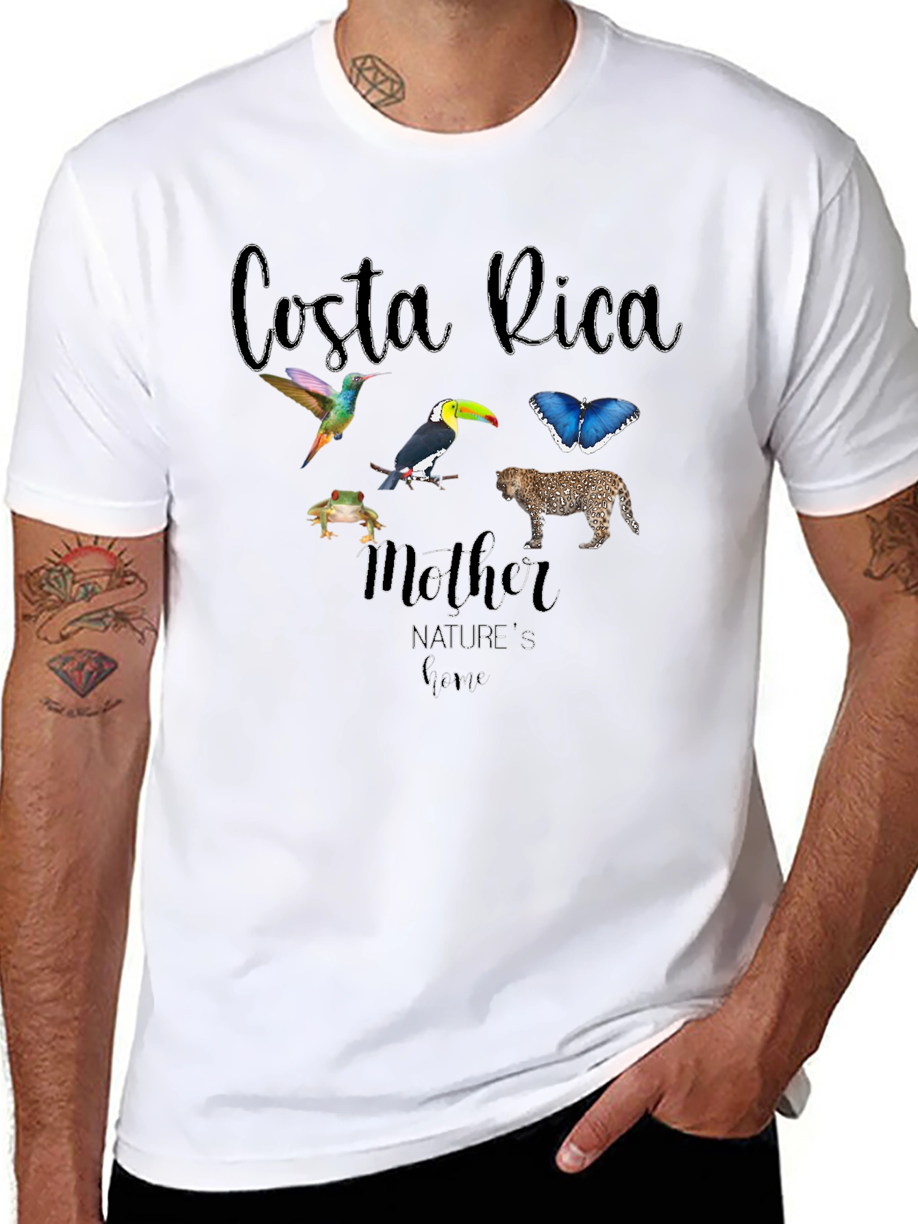 Costa Rica Nature Graphic Tee - Mother Natures Game
