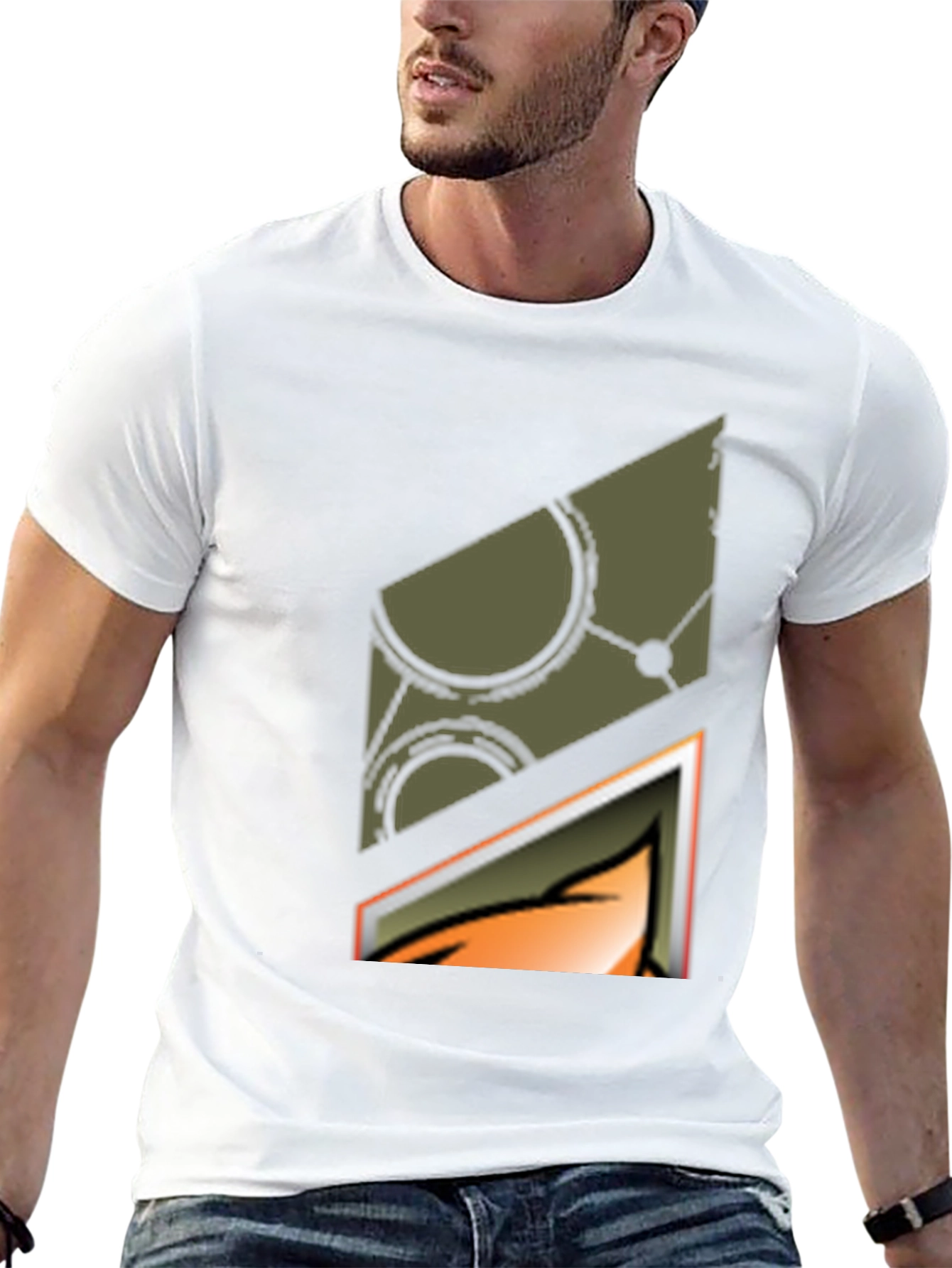 Graphic Print Black T-Shirt - Cool Design