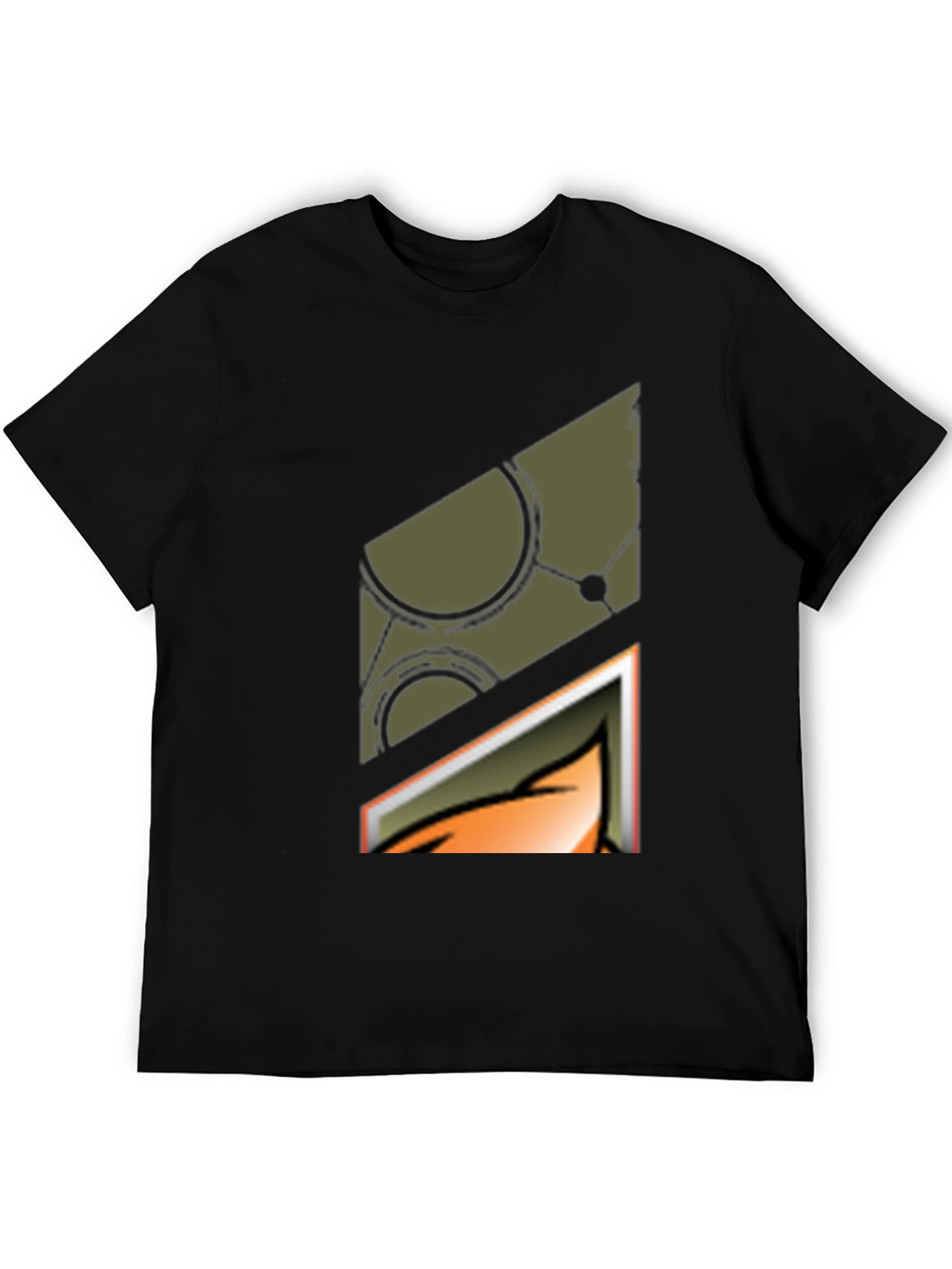 Graphic Print Black T-Shirt - Cool Design