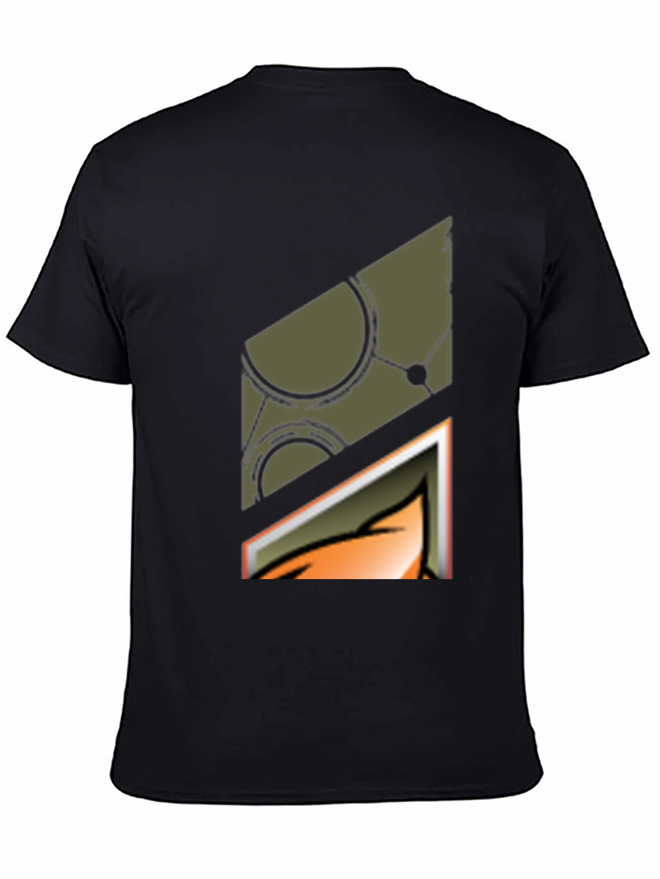 Graphic Print Black T-Shirt - Cool Design