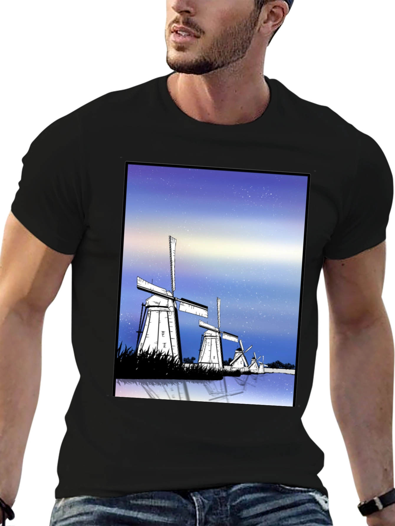 Windmill Graphic T-Shirt