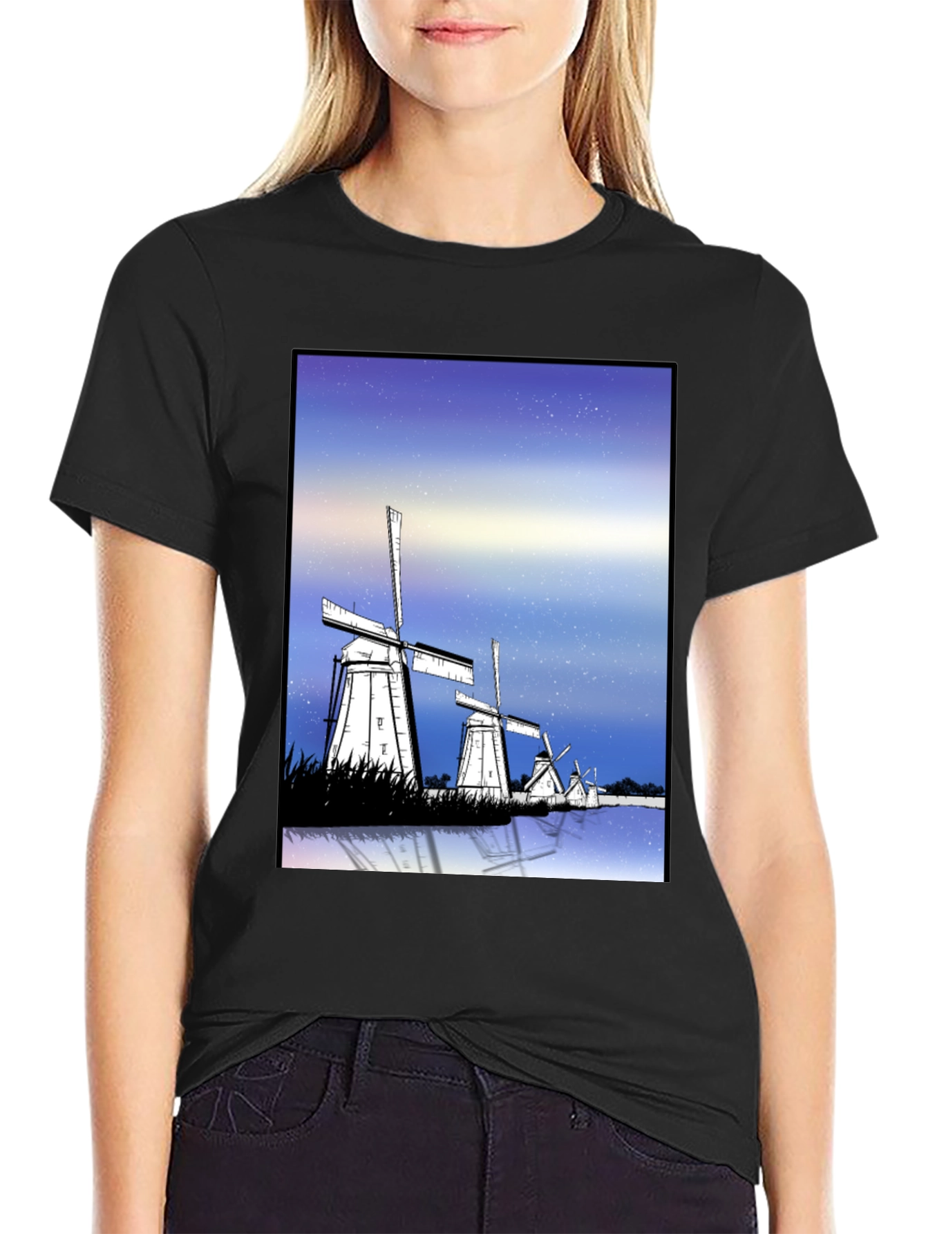 Windmill Graphic T-Shirt