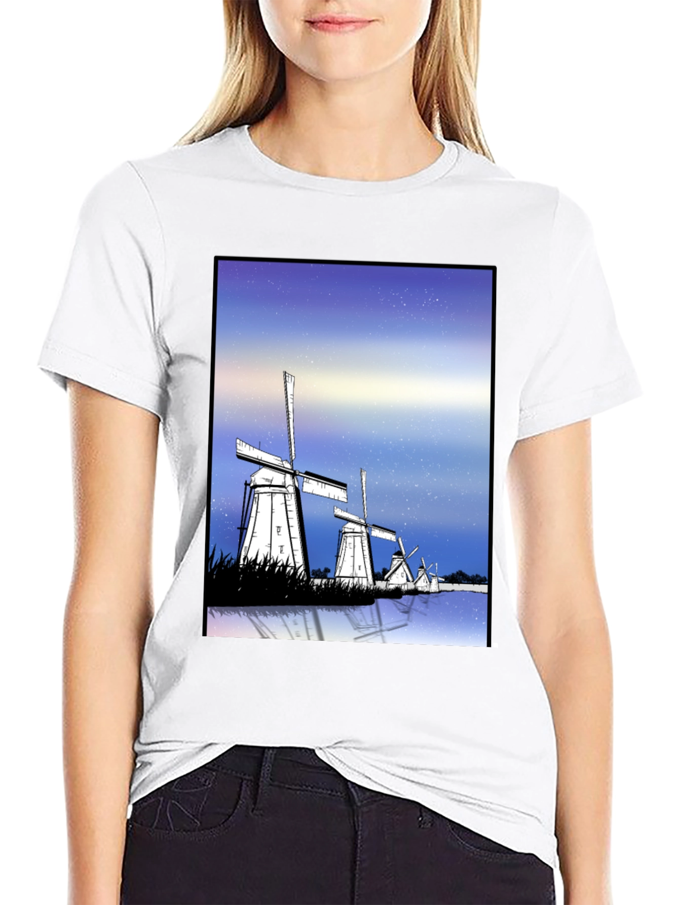 Windmill Graphic T-Shirt