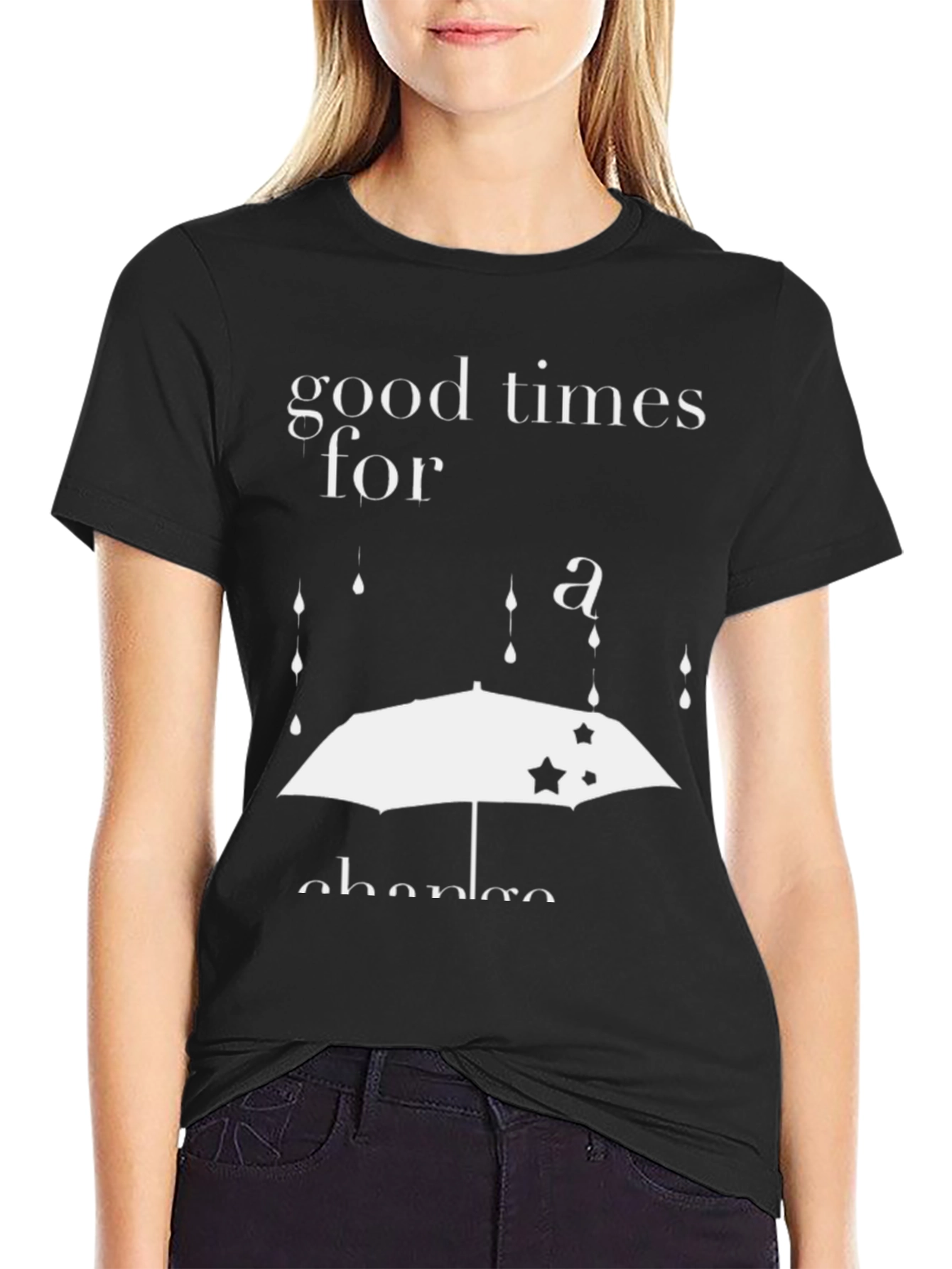 Good Times T-Shirt: Umbrella Design