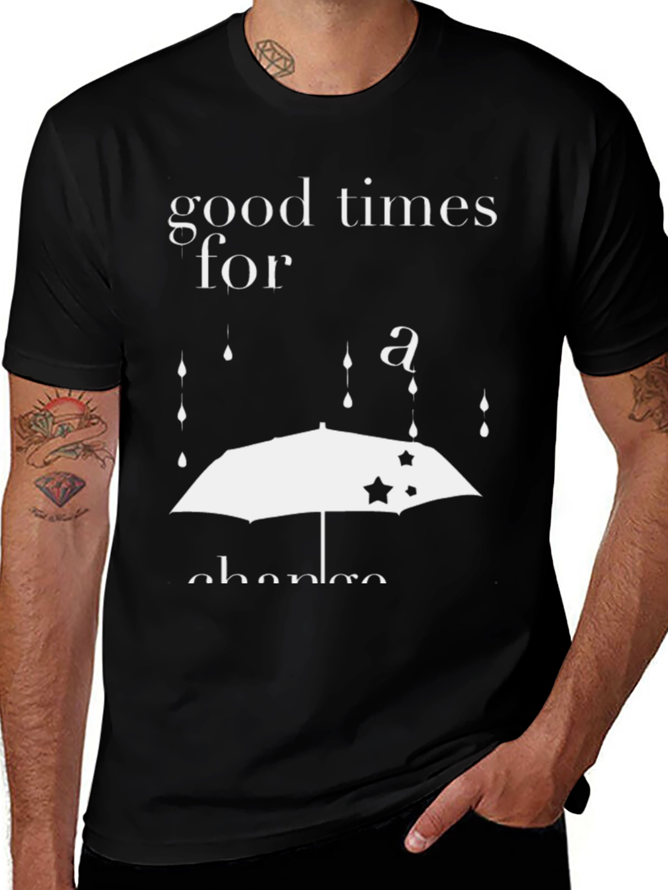 Good Times T-Shirt: Umbrella Design