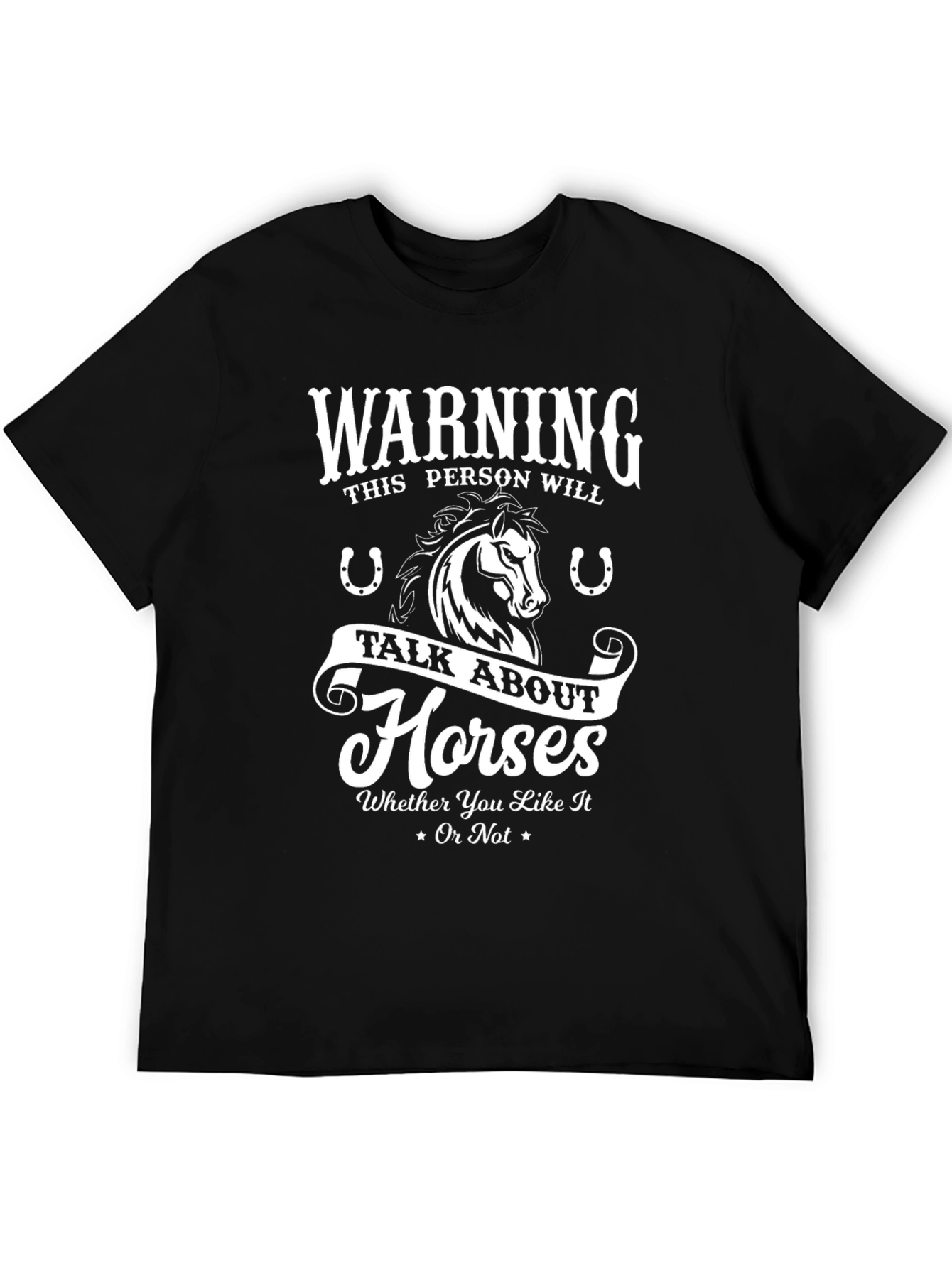 Warning Horse Lover T-Shirt