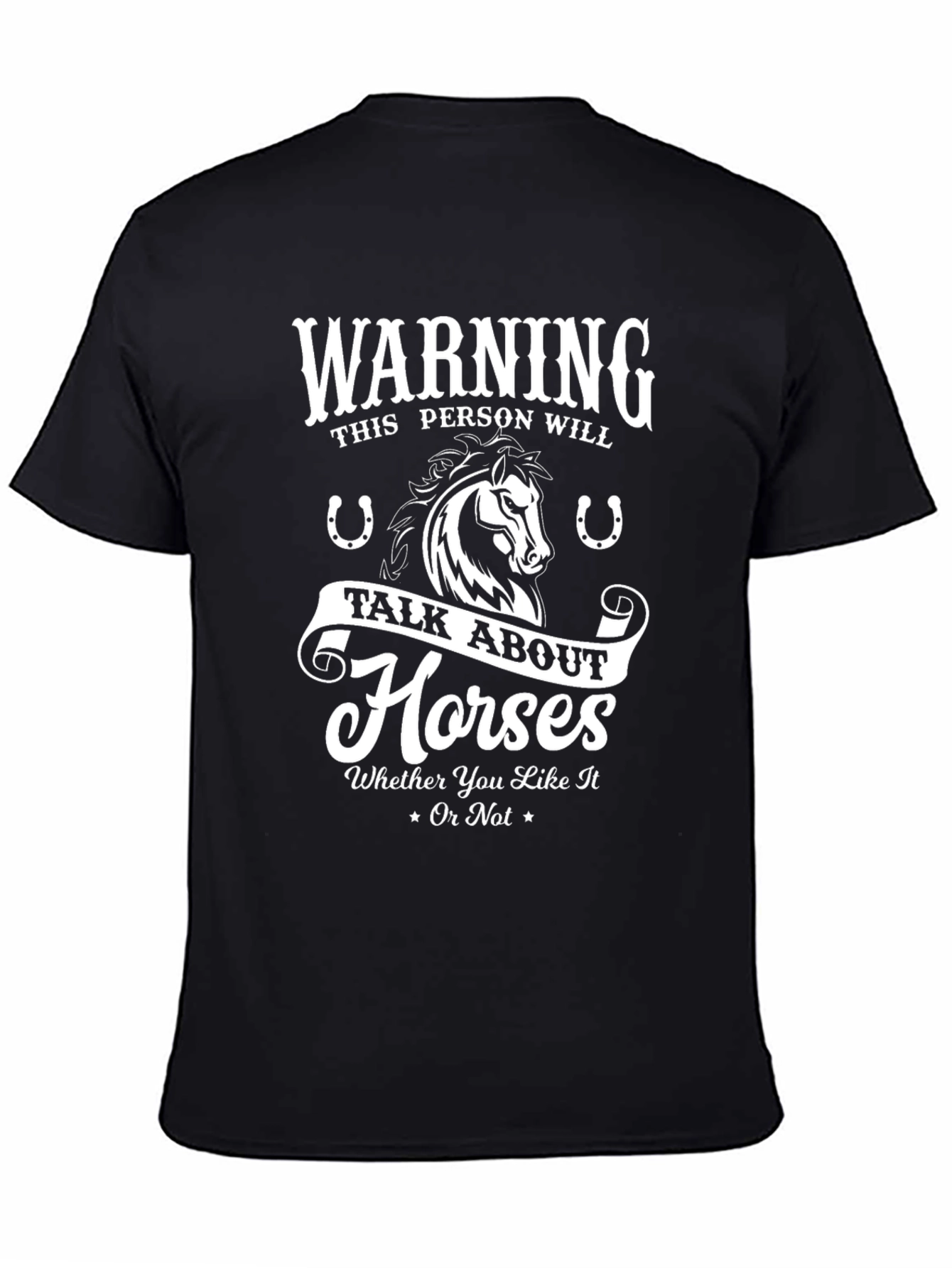 Warning Horse Lover T-Shirt