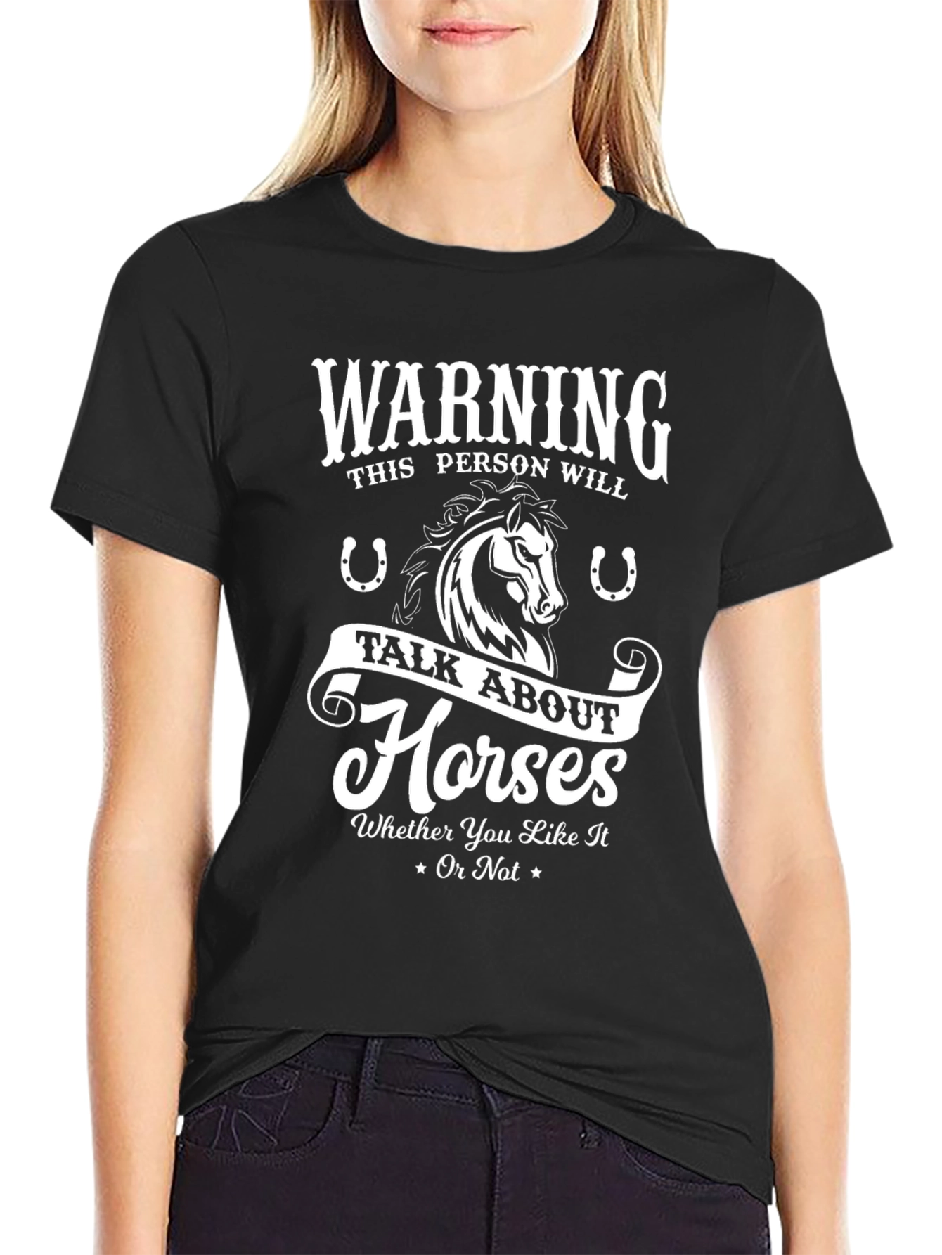 Warning Horse Lover T-Shirt