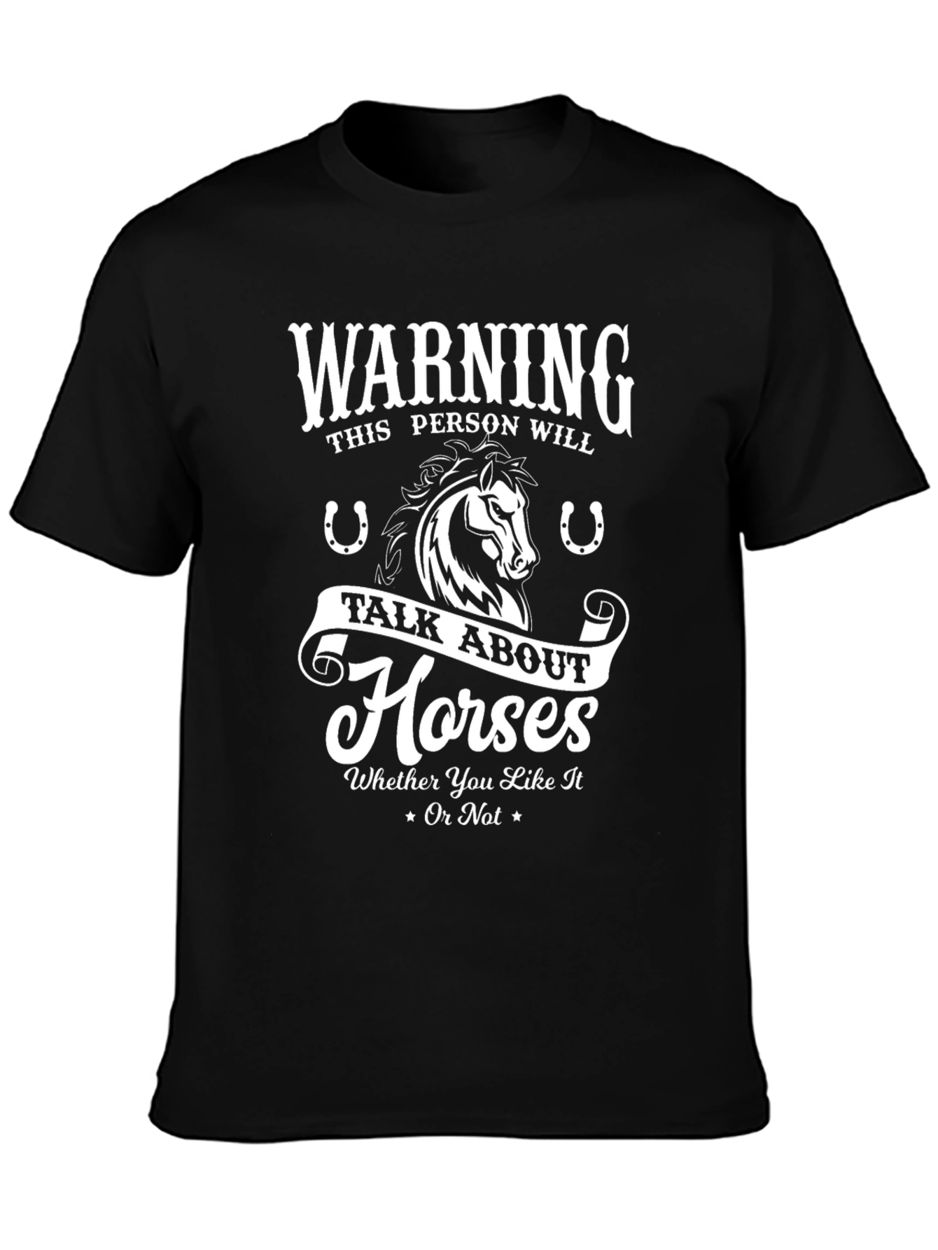 Warning Horse Lover T-Shirt