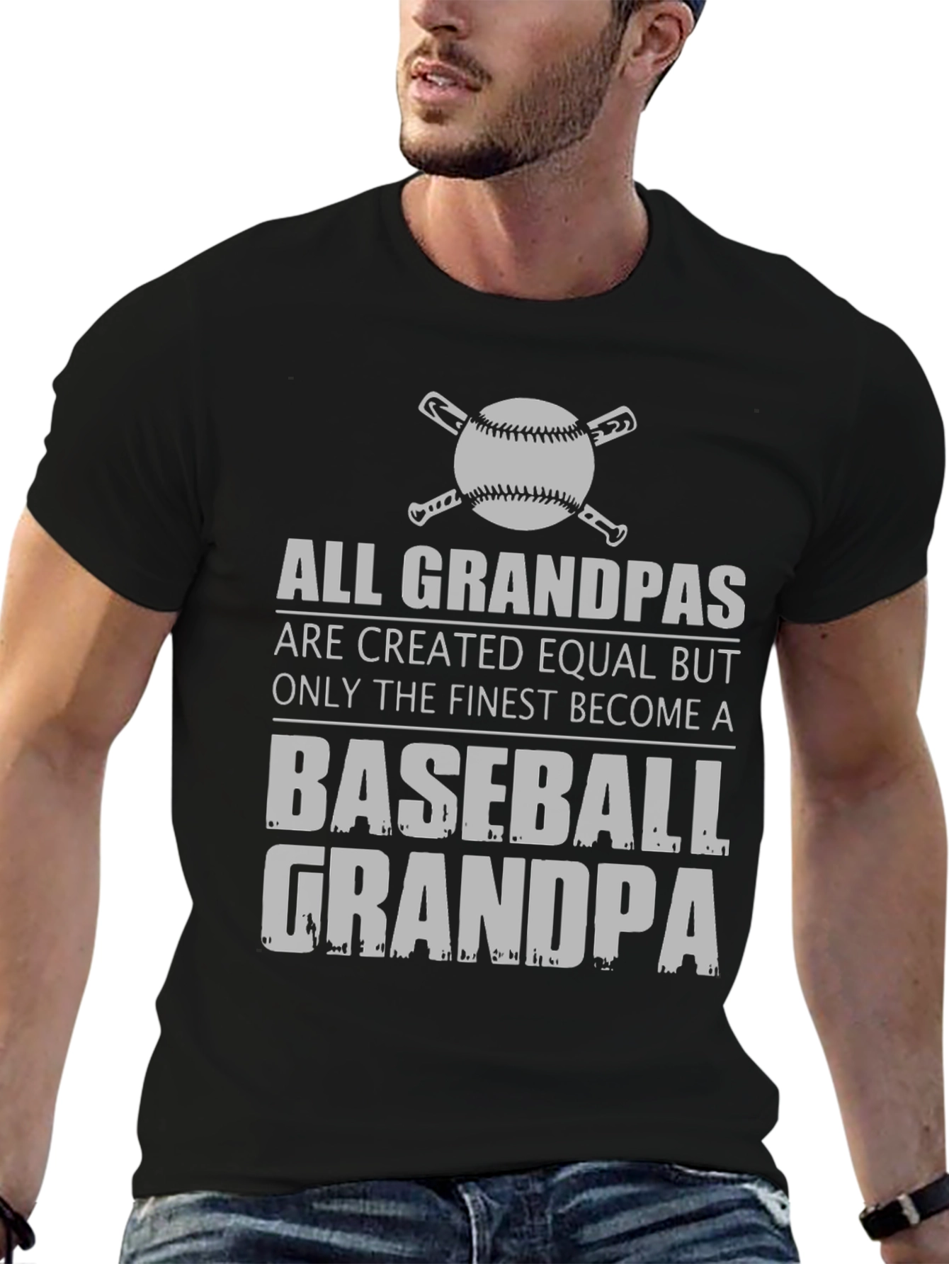 Baseball Grandpa T-Shirt - Gift for Grandpas