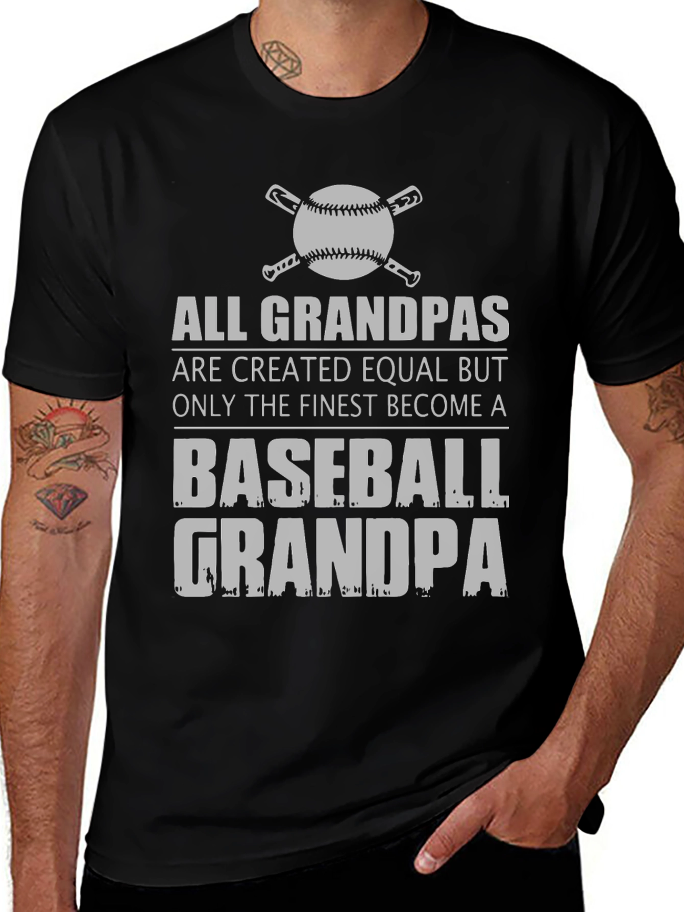 Baseball Grandpa T-Shirt - Gift for Grandpas