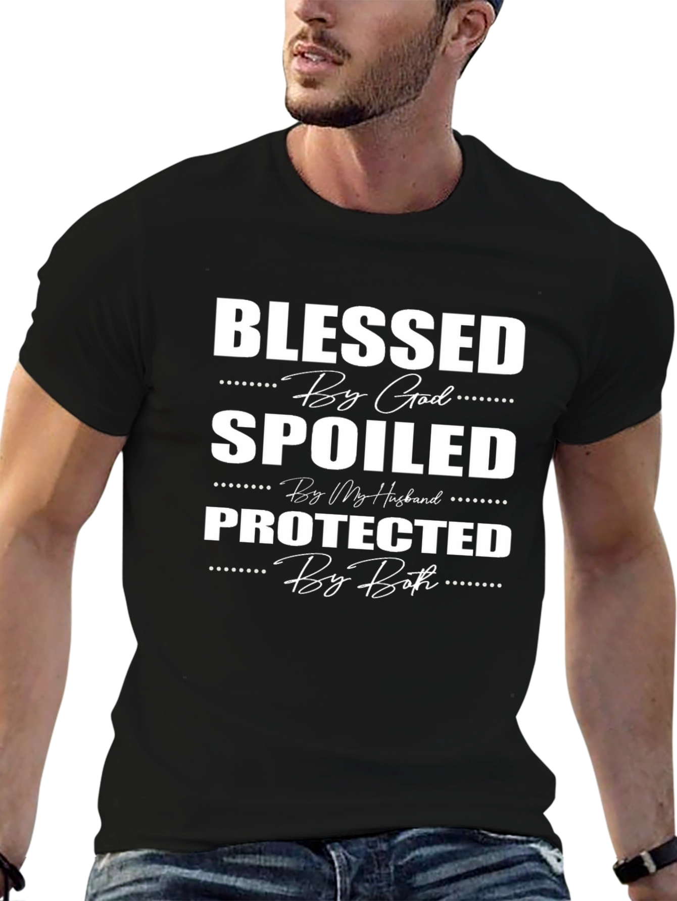 Blessed Spoiled Protected Graphic T-Shirt