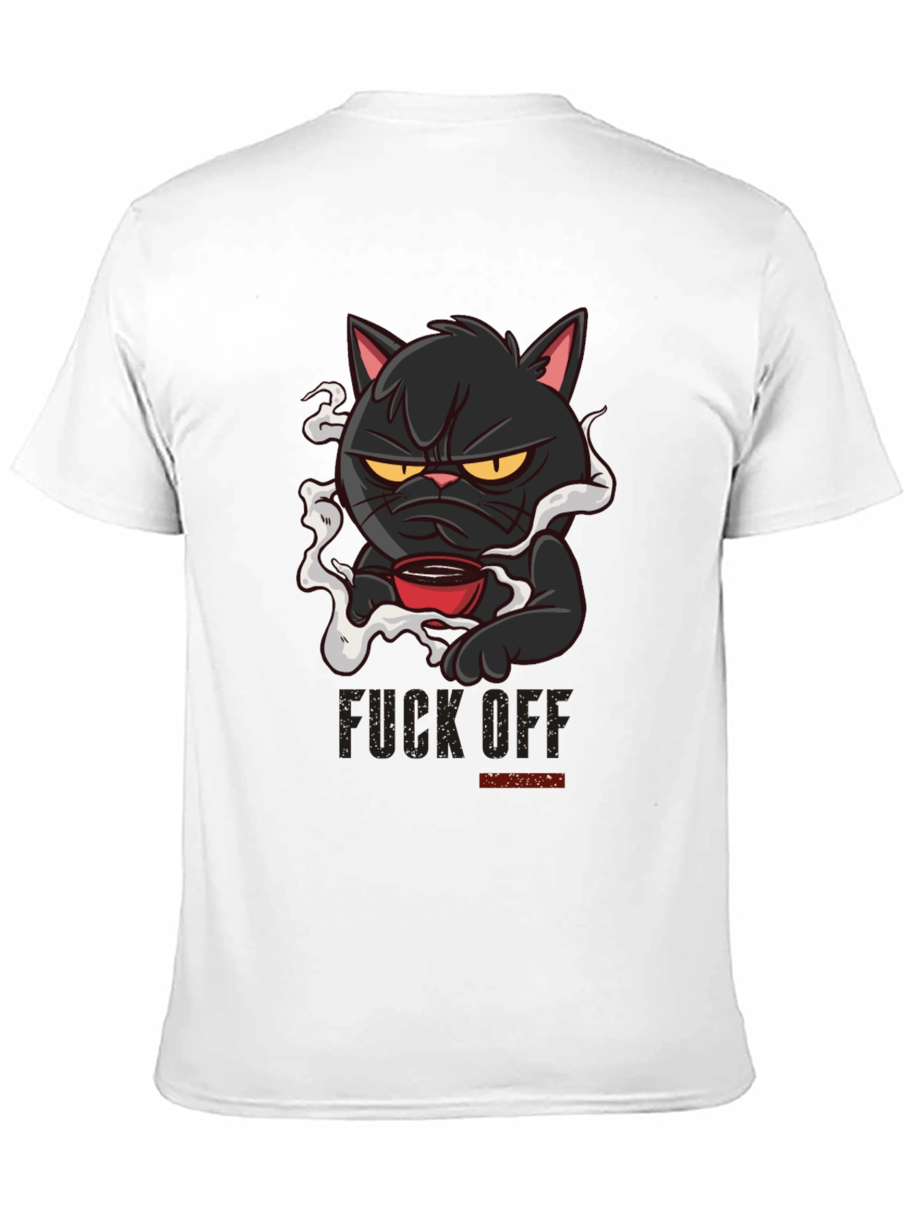 Grumpy Cat Coffee T-Shirt - Black