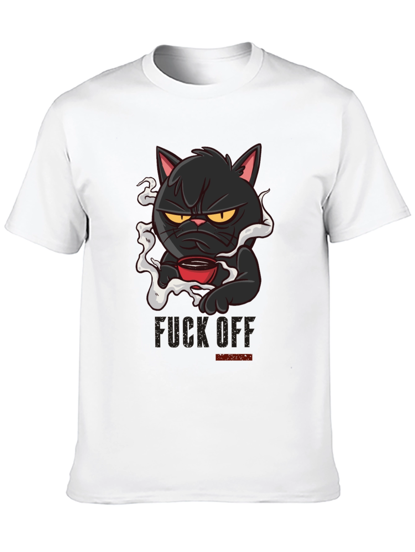 Grumpy Cat Coffee T-Shirt - Black