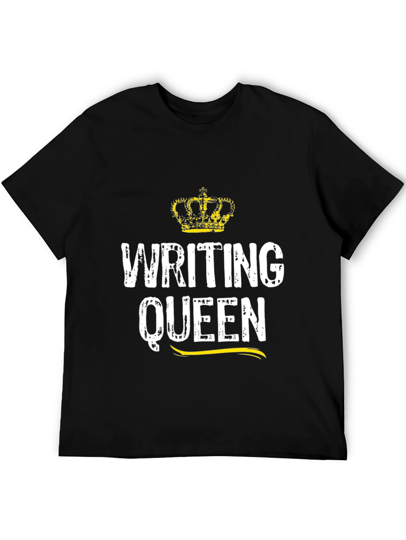 Writing Queen Black Tee