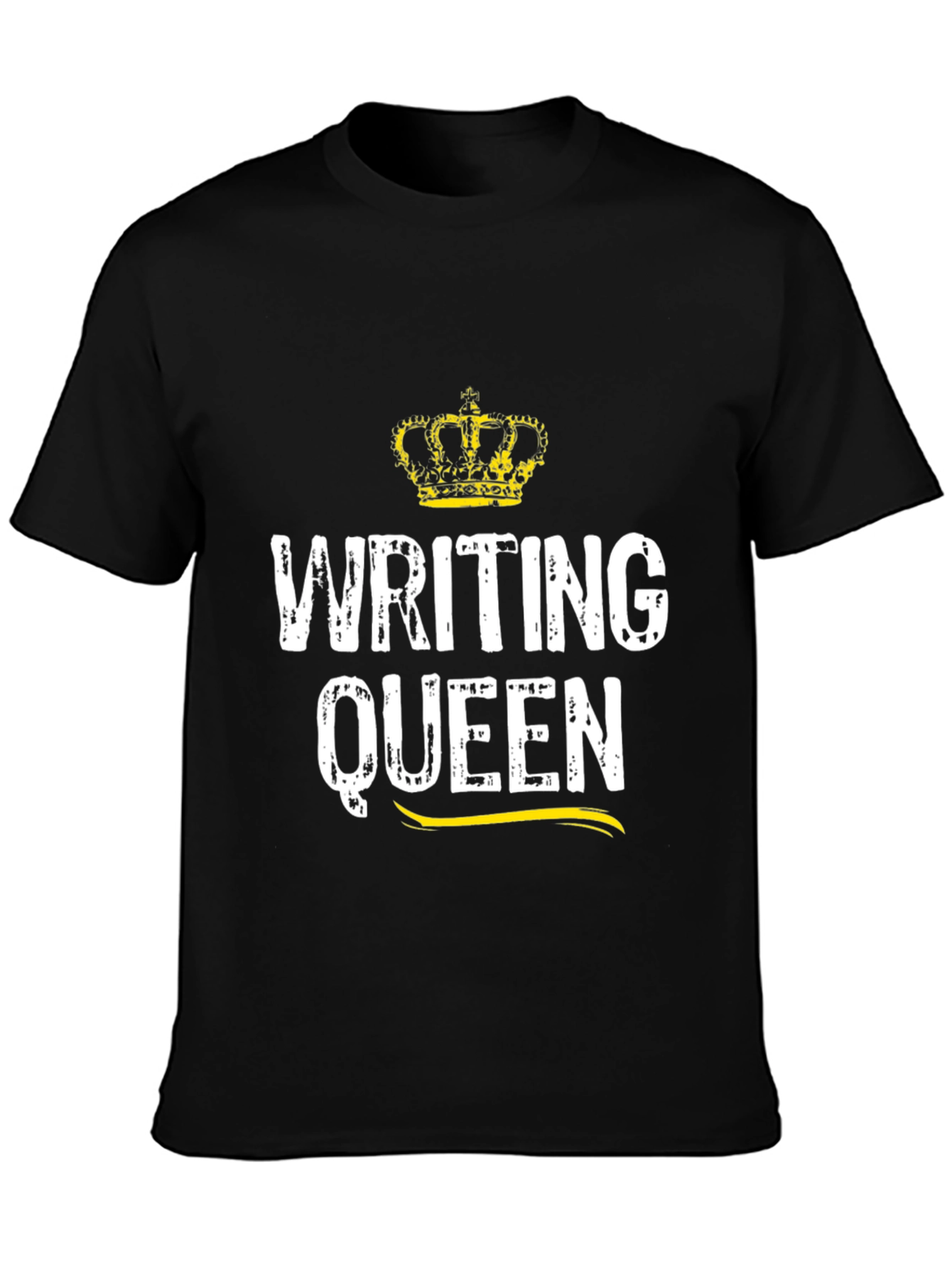 Writing Queen Black Tee
