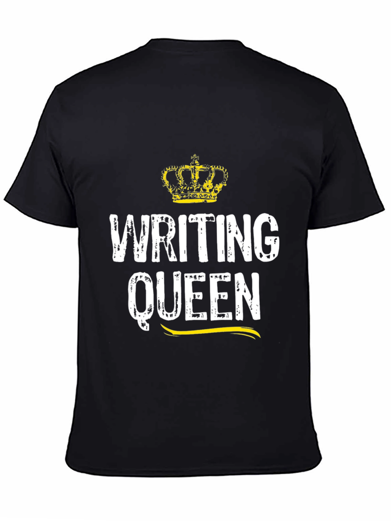 Writing Queen Black Tee