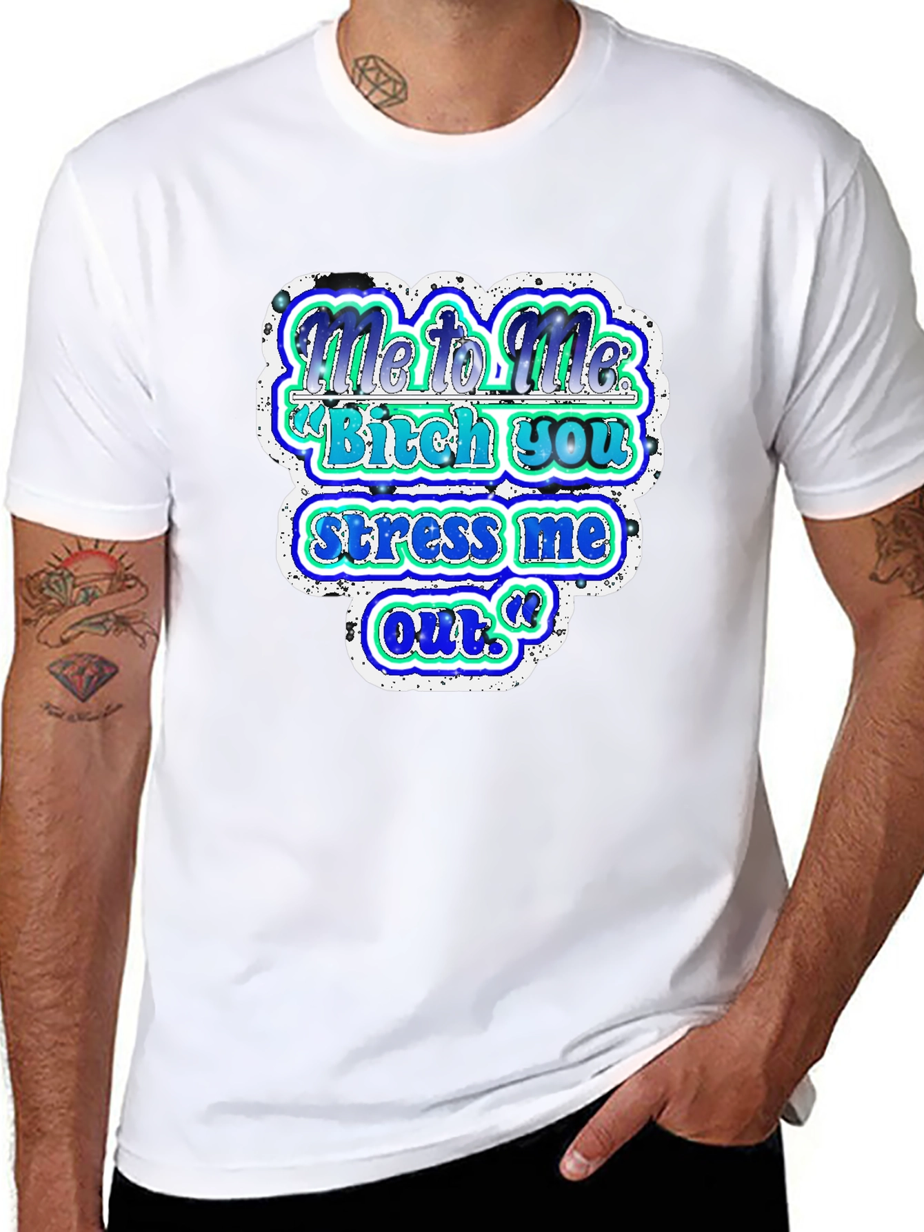 Funny Graphic T-Shirt - Me to Me Saying