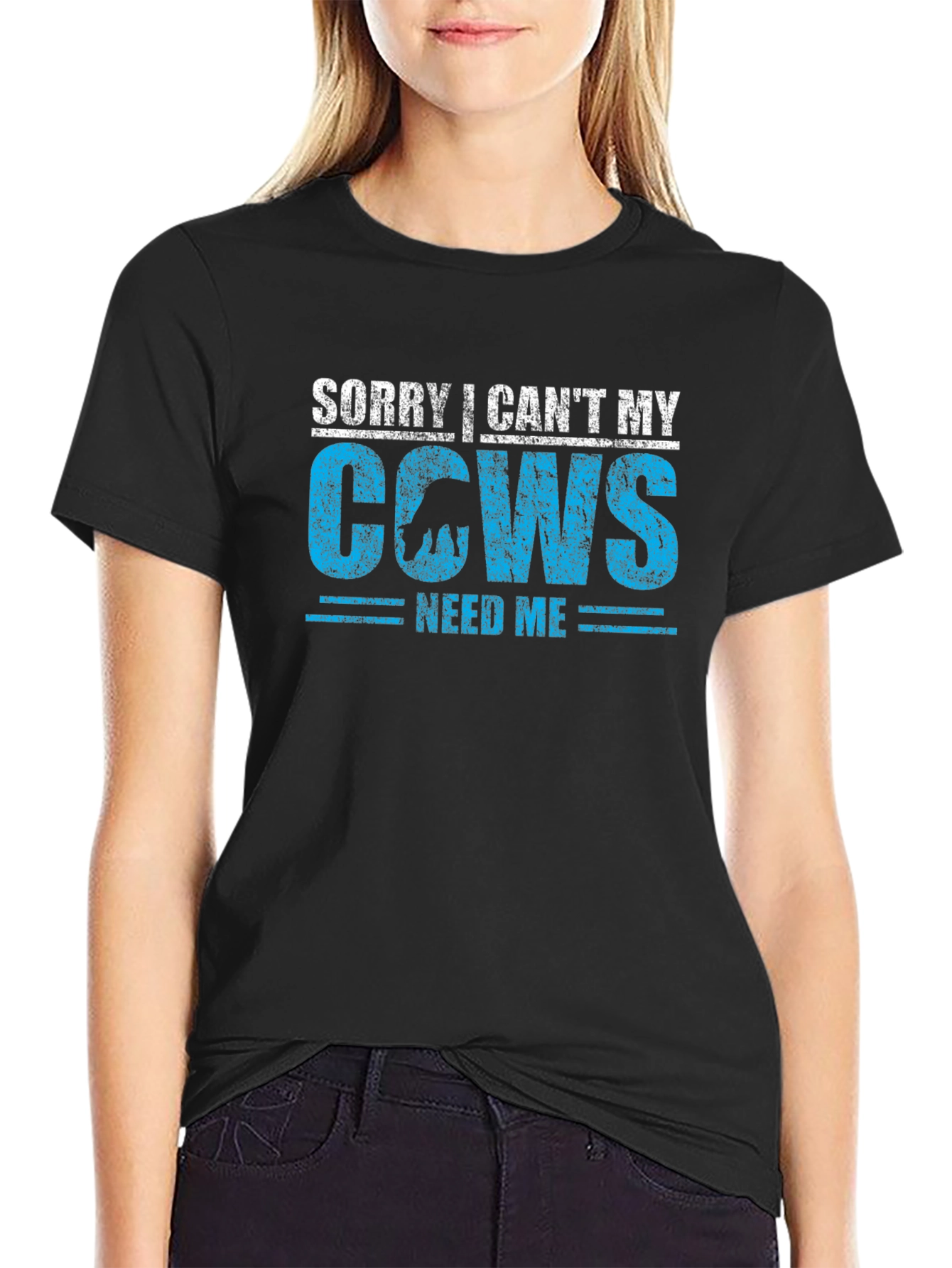 Sorry I Cant My Cows Need Me T-Shirt