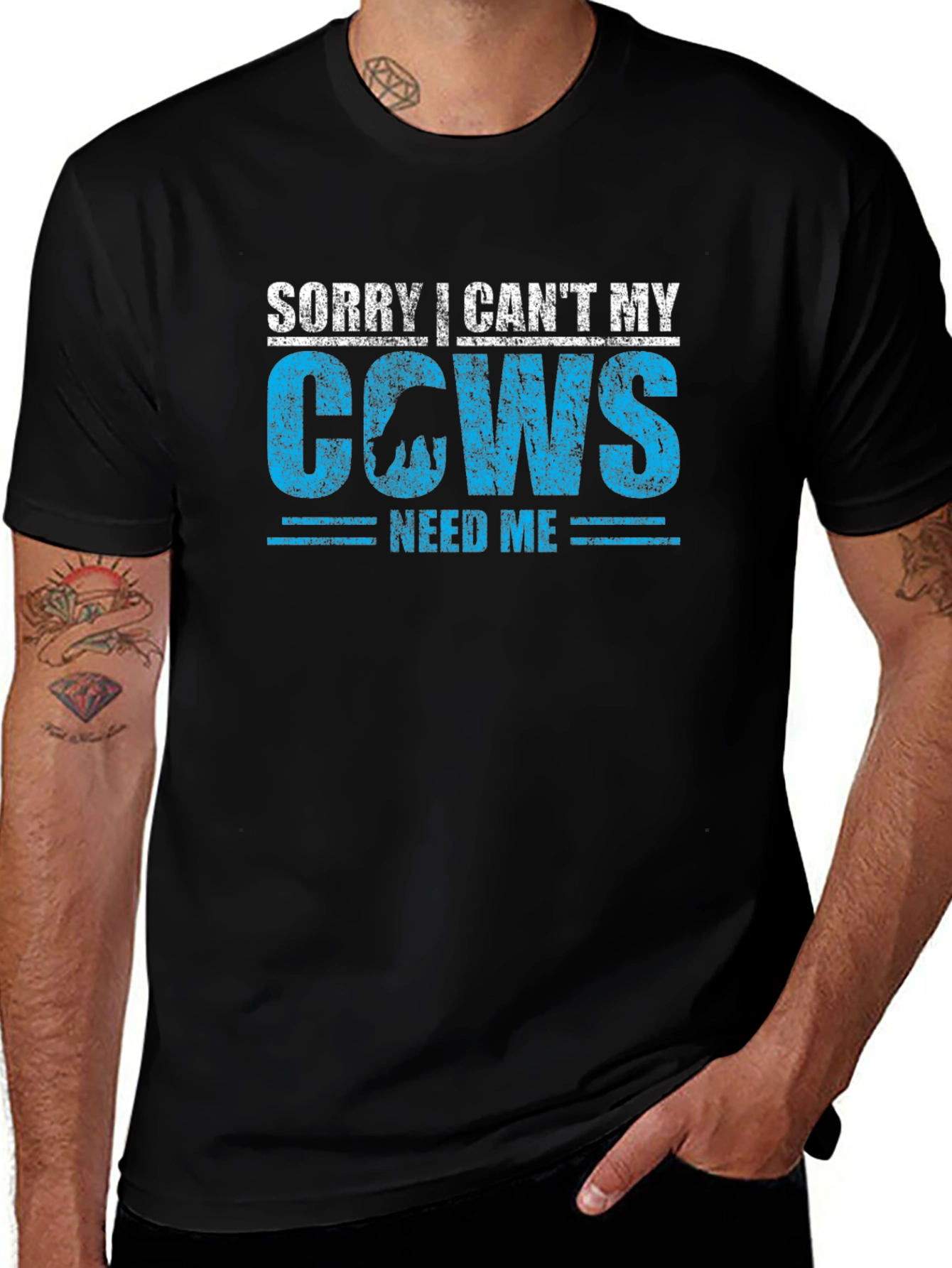Sorry I Cant My Cows Need Me T-Shirt