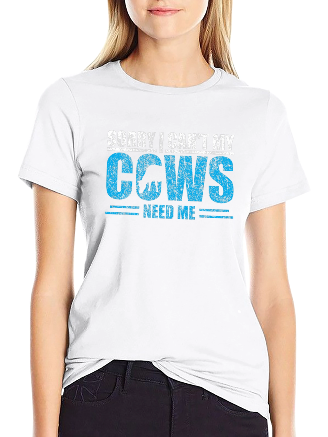 Sorry I Cant My Cows Need Me T-Shirt