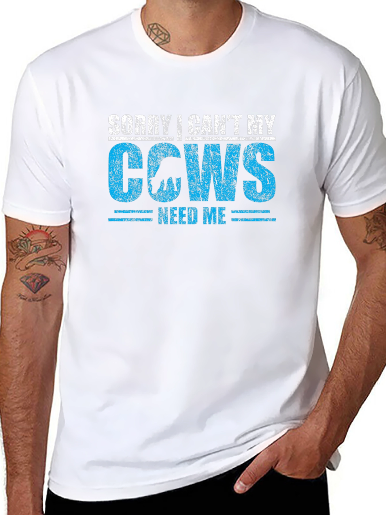 Sorry I Cant My Cows Need Me T-Shirt