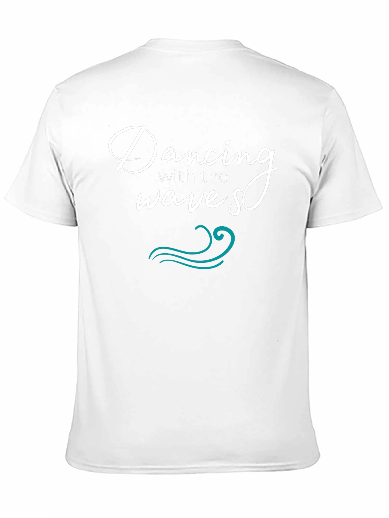 Dancing With The Waves Black Graphic Tee