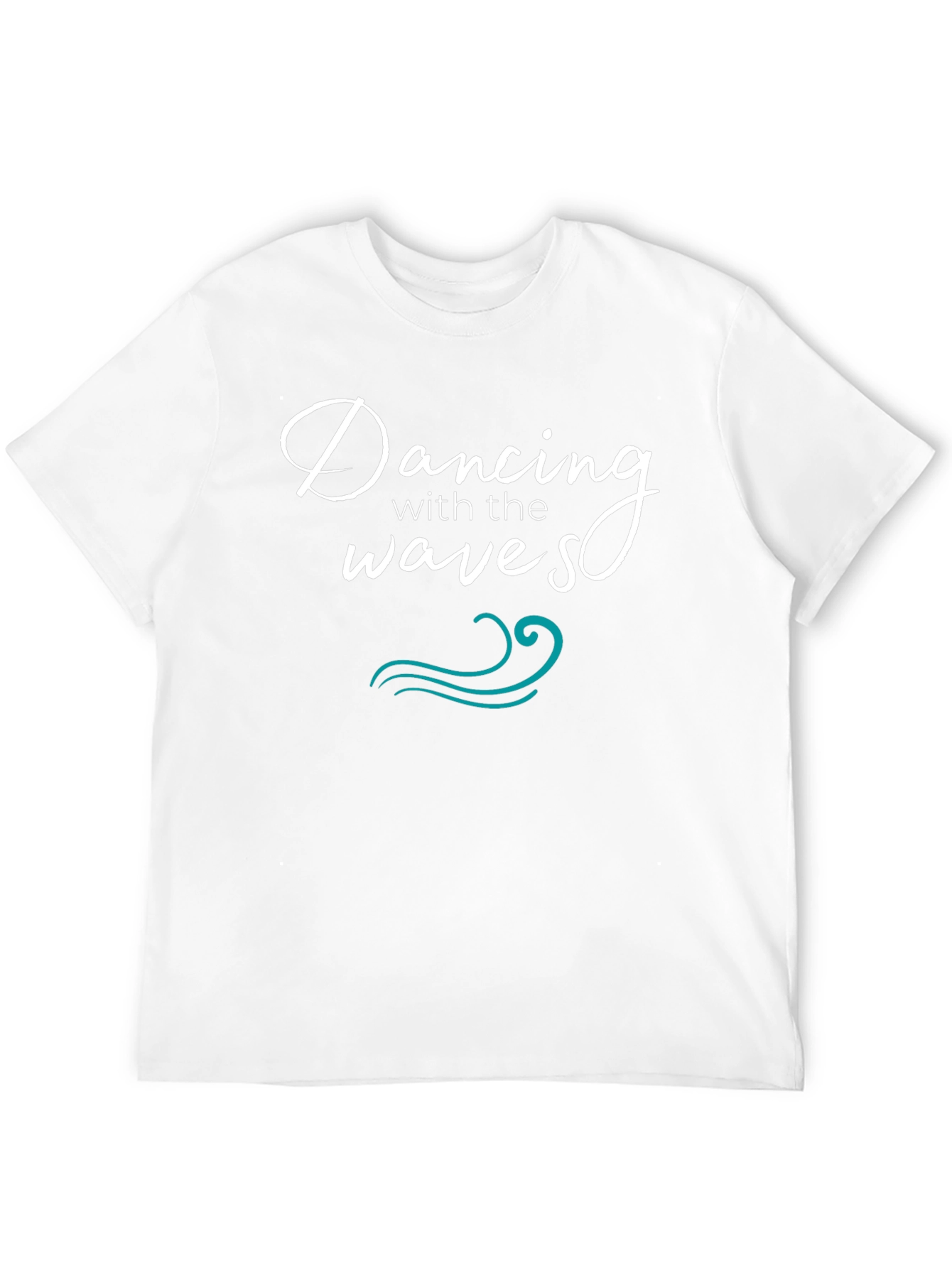 Dancing With The Waves Black Graphic Tee