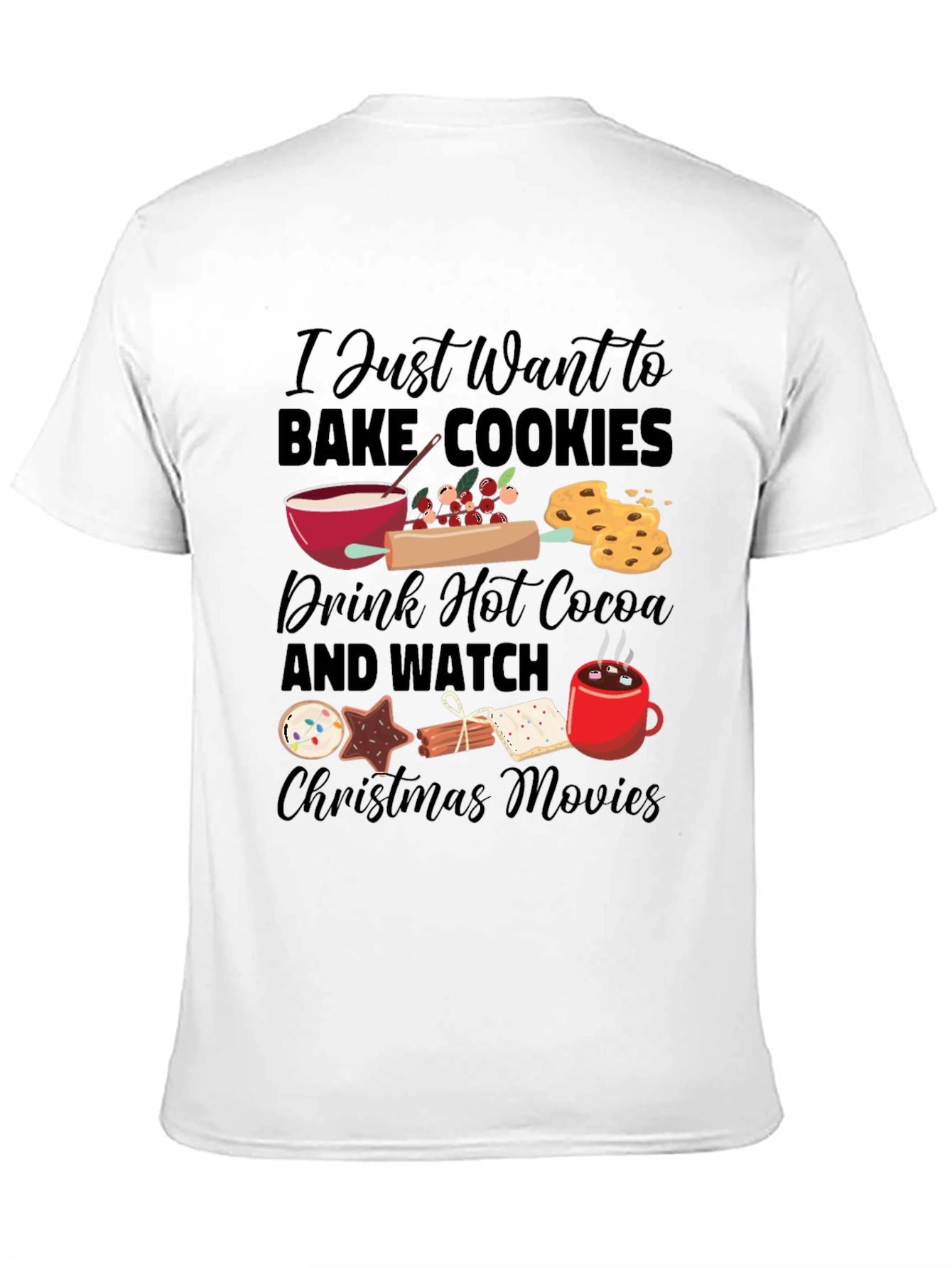 Holiday Baking Christmas Movie T-Shirt