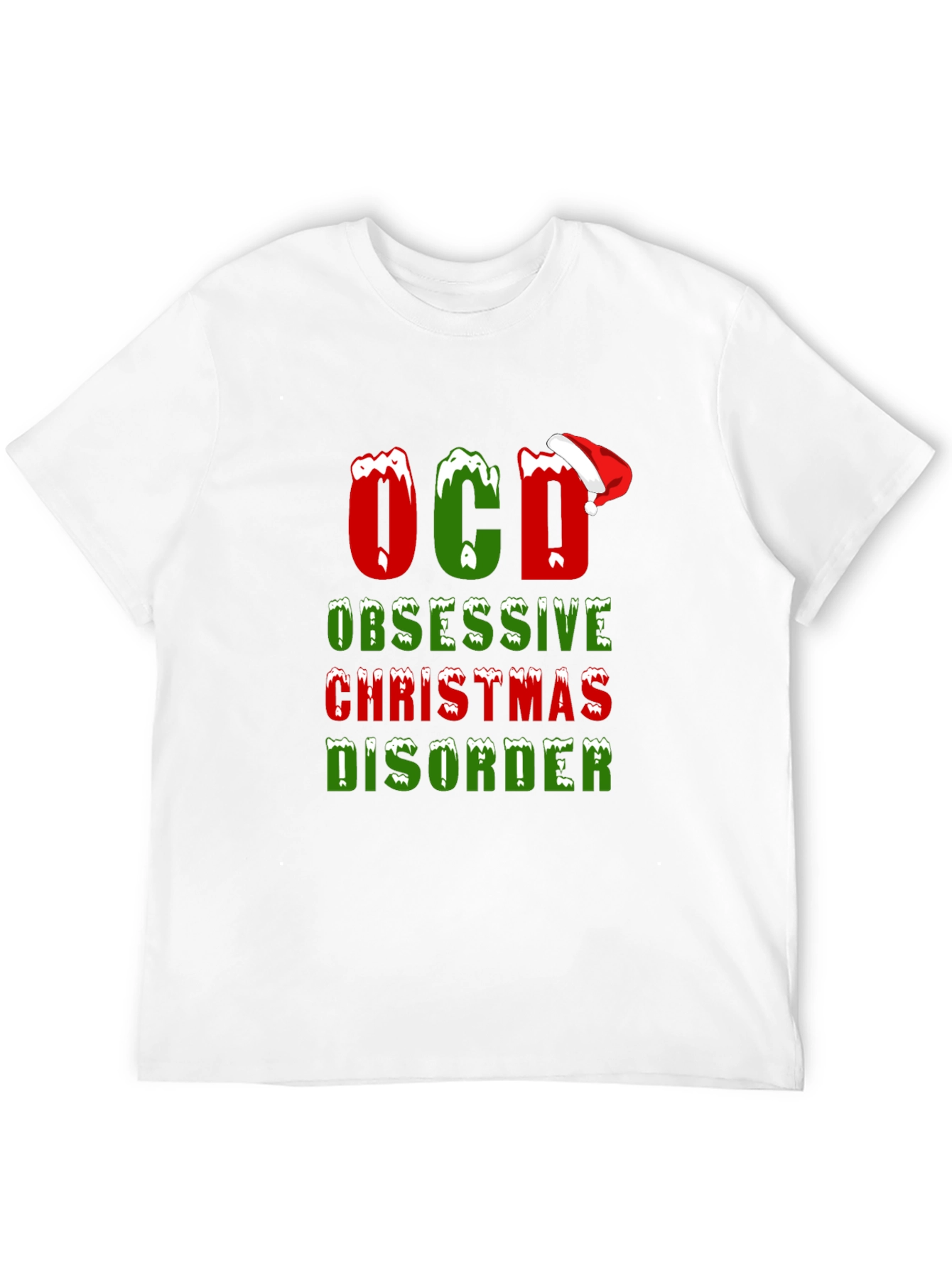 OCD Obsessive Christmas Disorder Holiday T-Shirt